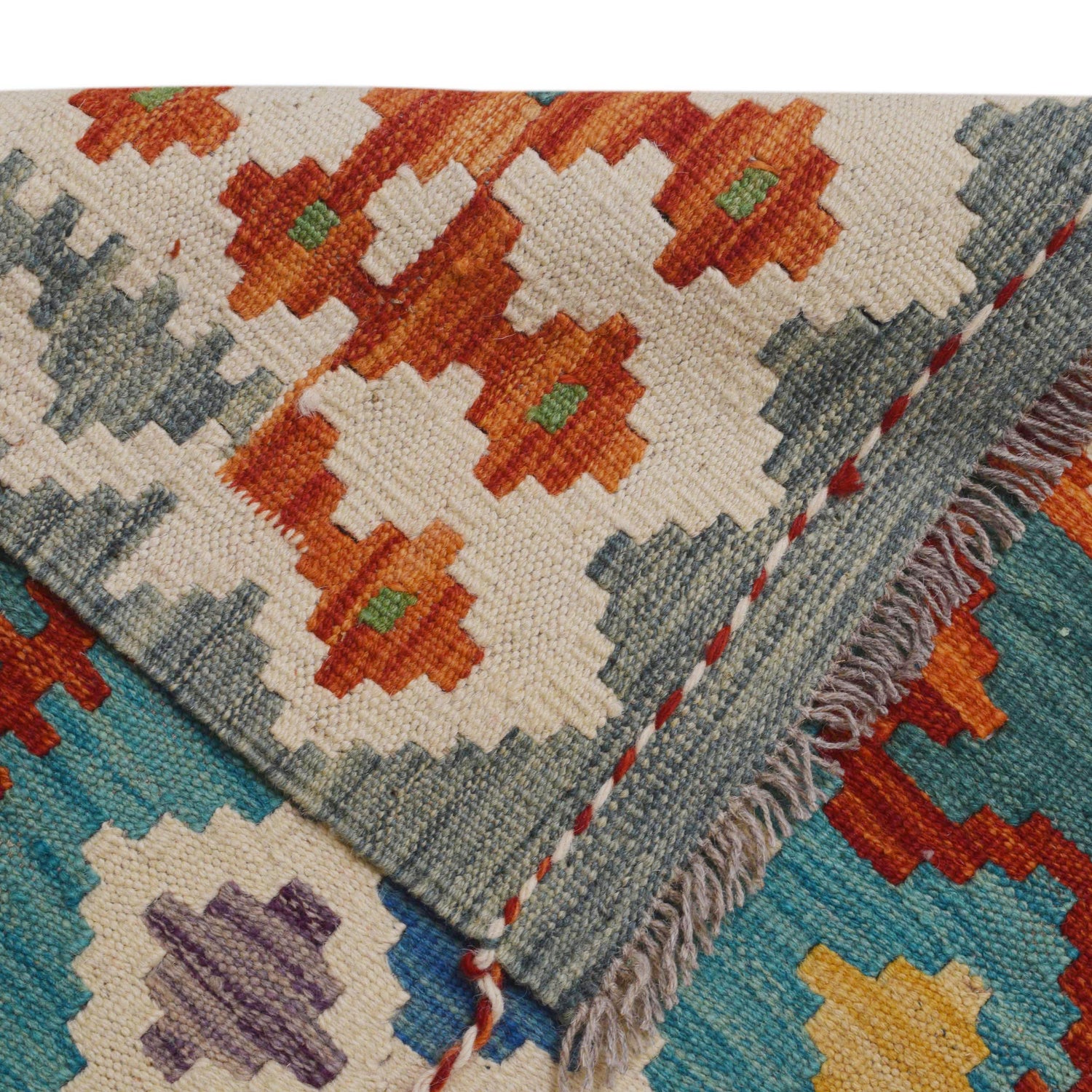 Vegetable Kilim Runner 2' 8" x 9' 10" (ft) - No. P36171