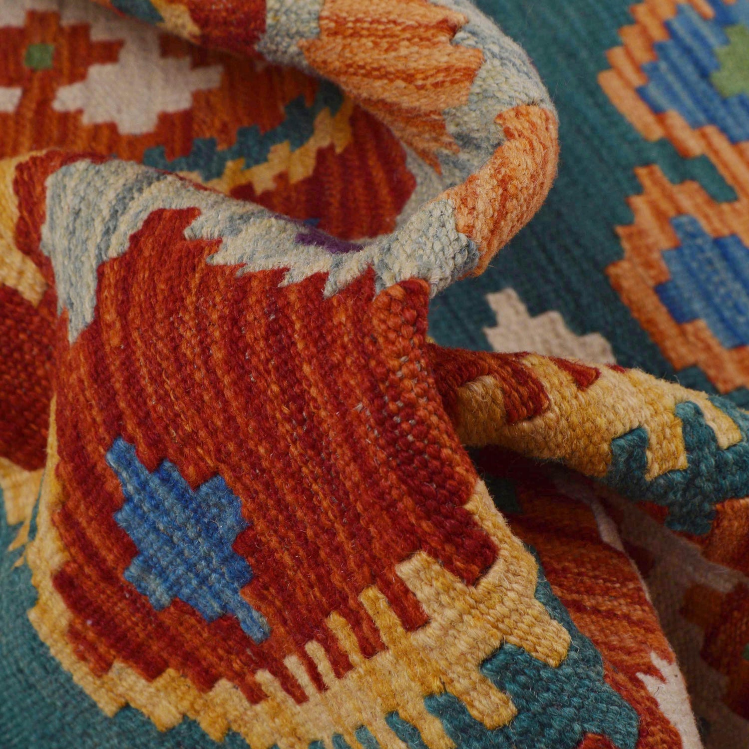 Vegetable Kilim Runner 2' 8" x 9' 10" (ft) - No. P36171