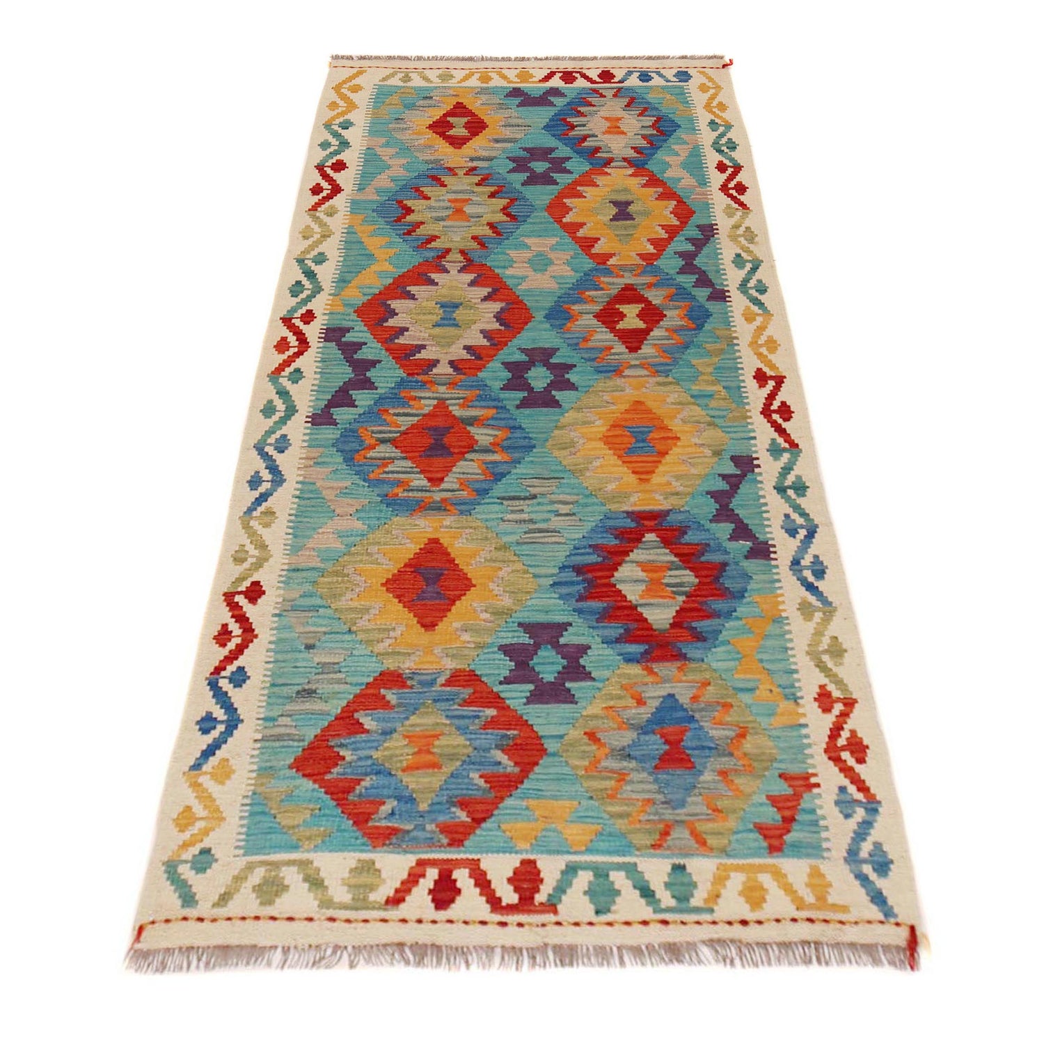 Vegetable Kilim Runner 2' 10" x 6' 8" (ft)- No. P36173