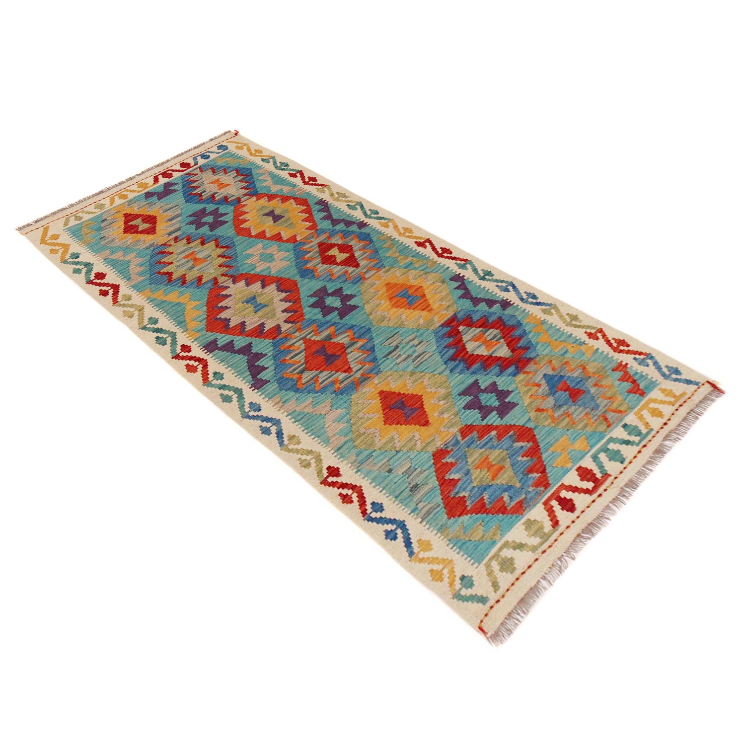 Vegetable Kilim Runner 2' 10" x 6' 8" (ft)- No. P36173