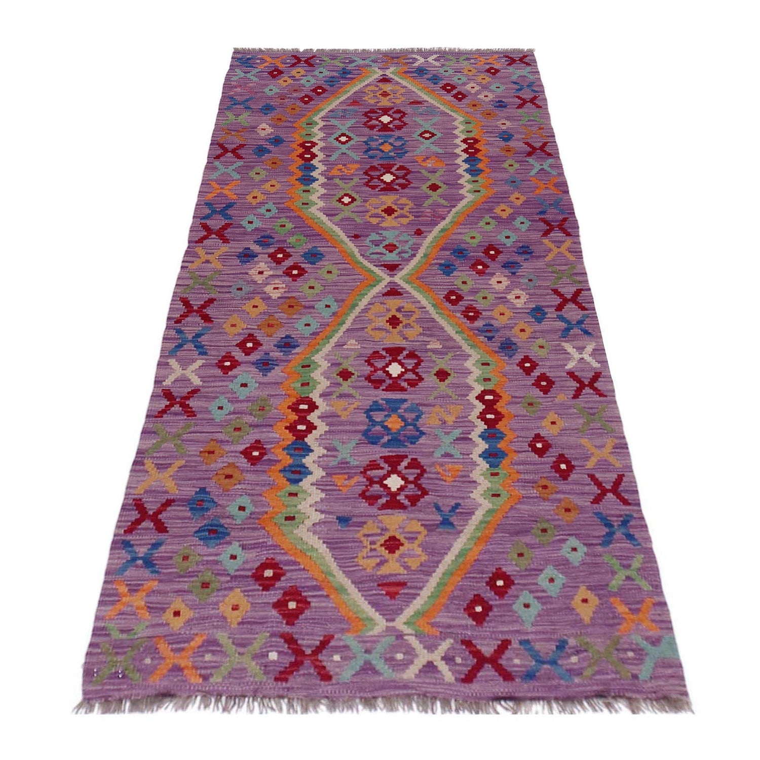 Vegetable Kelim Runner 2' 10" x 6' 7" (ft)- No. P36174