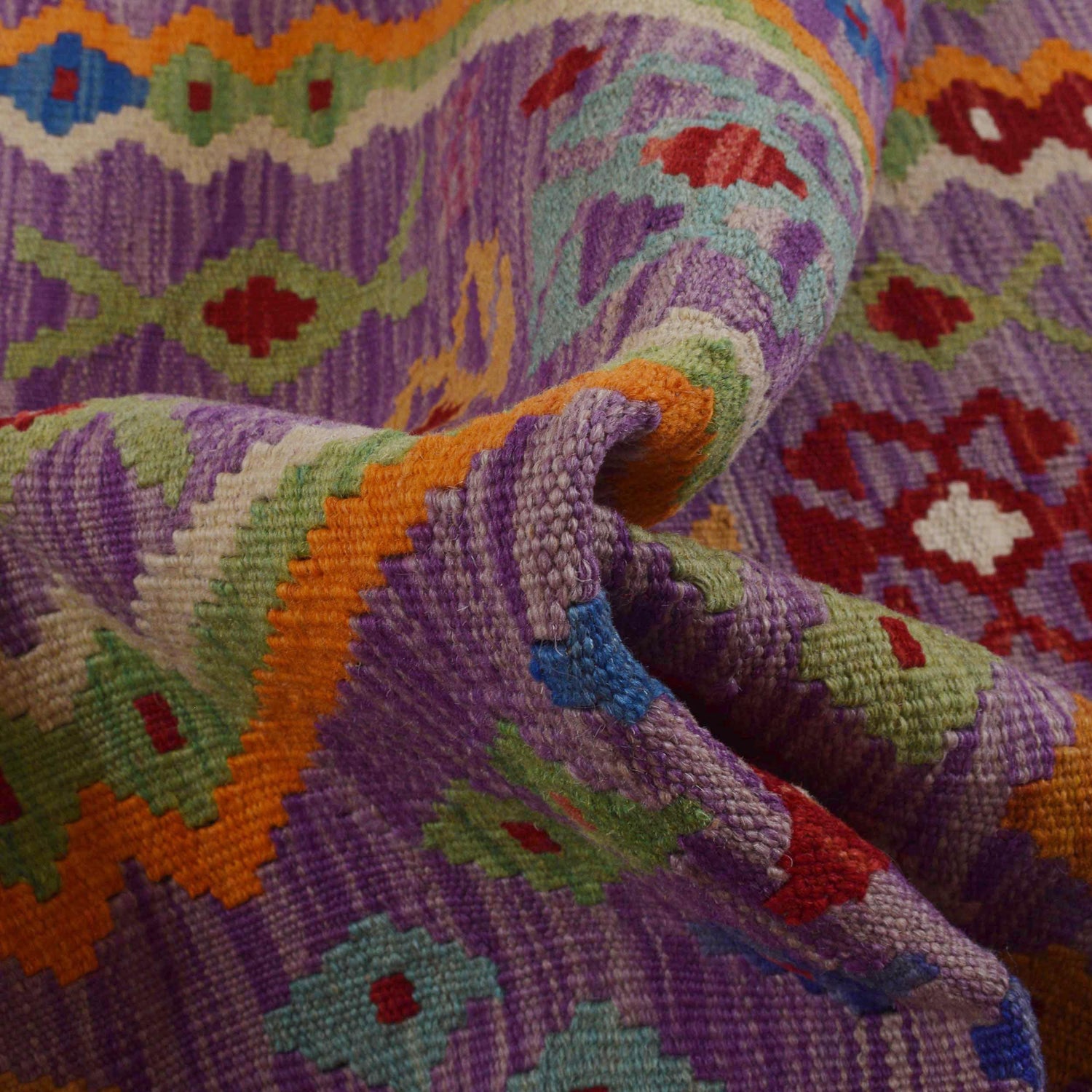 Vegetable Kelim Runner 2' 10" x 6' 7" (ft)- No. P36174