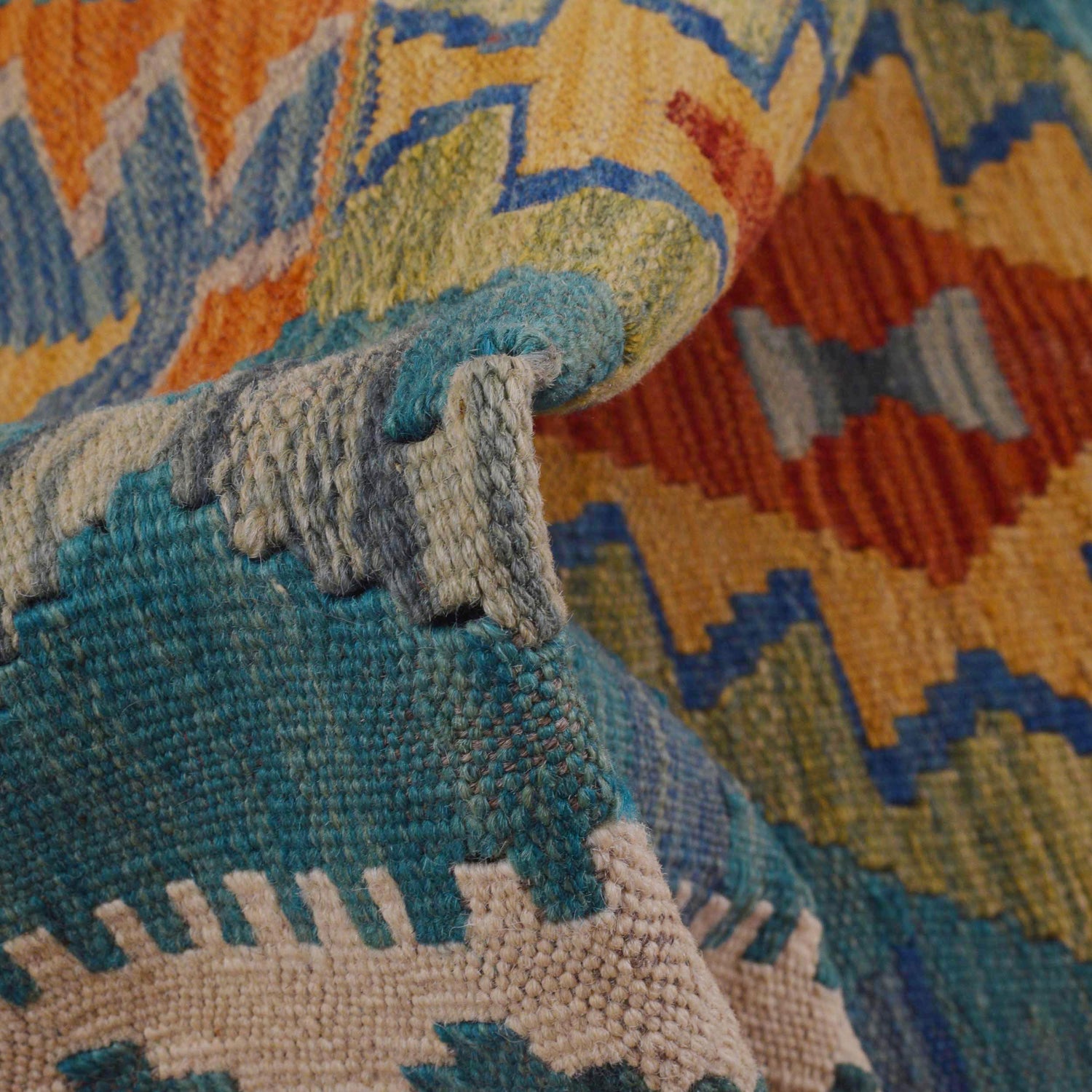 Vegetable Kilim Runner 2' 9" x 6' 9" (ft)- No. P36175