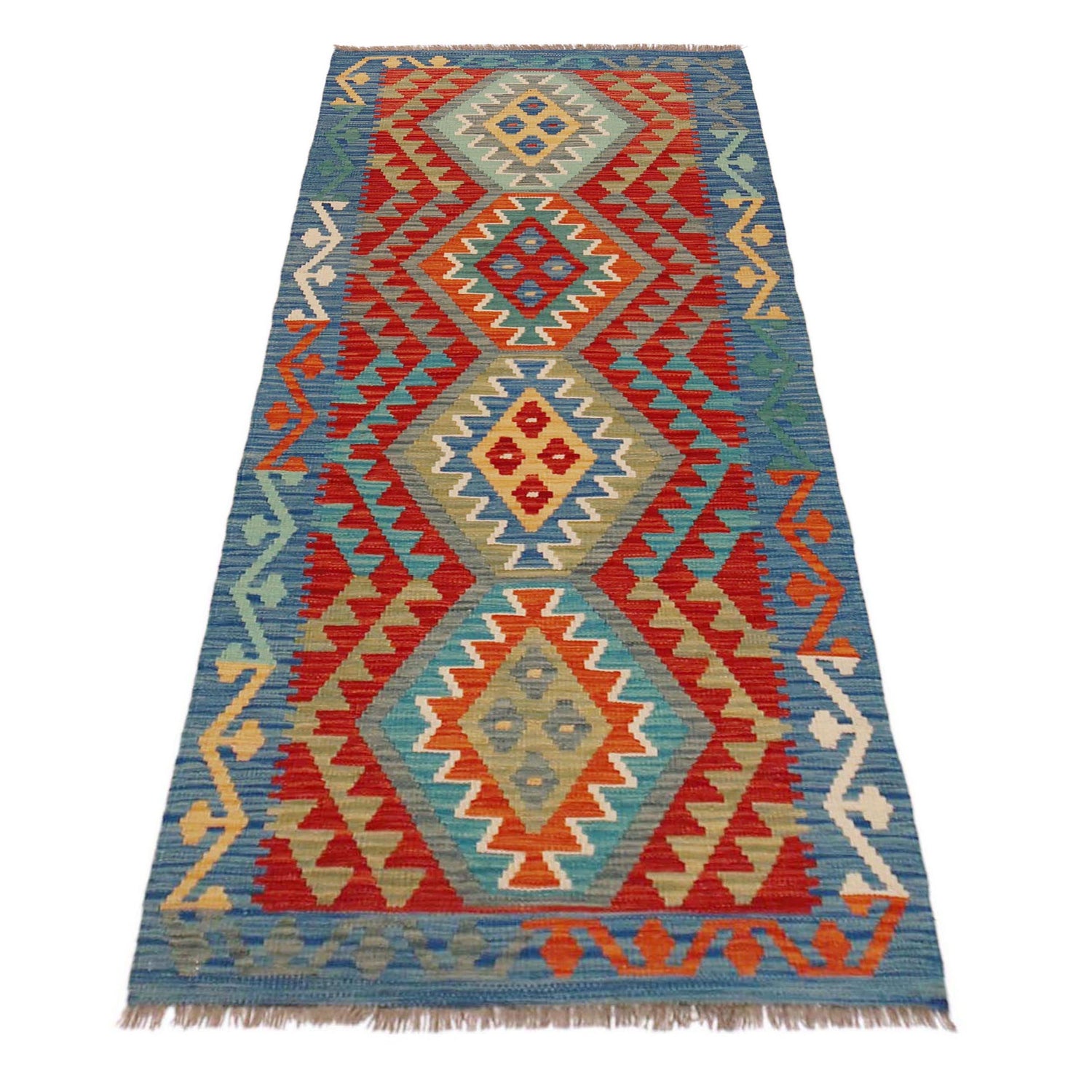 Vegetable Kilim Runner 2' 7" x 6' 6" (ft)- No. P36177