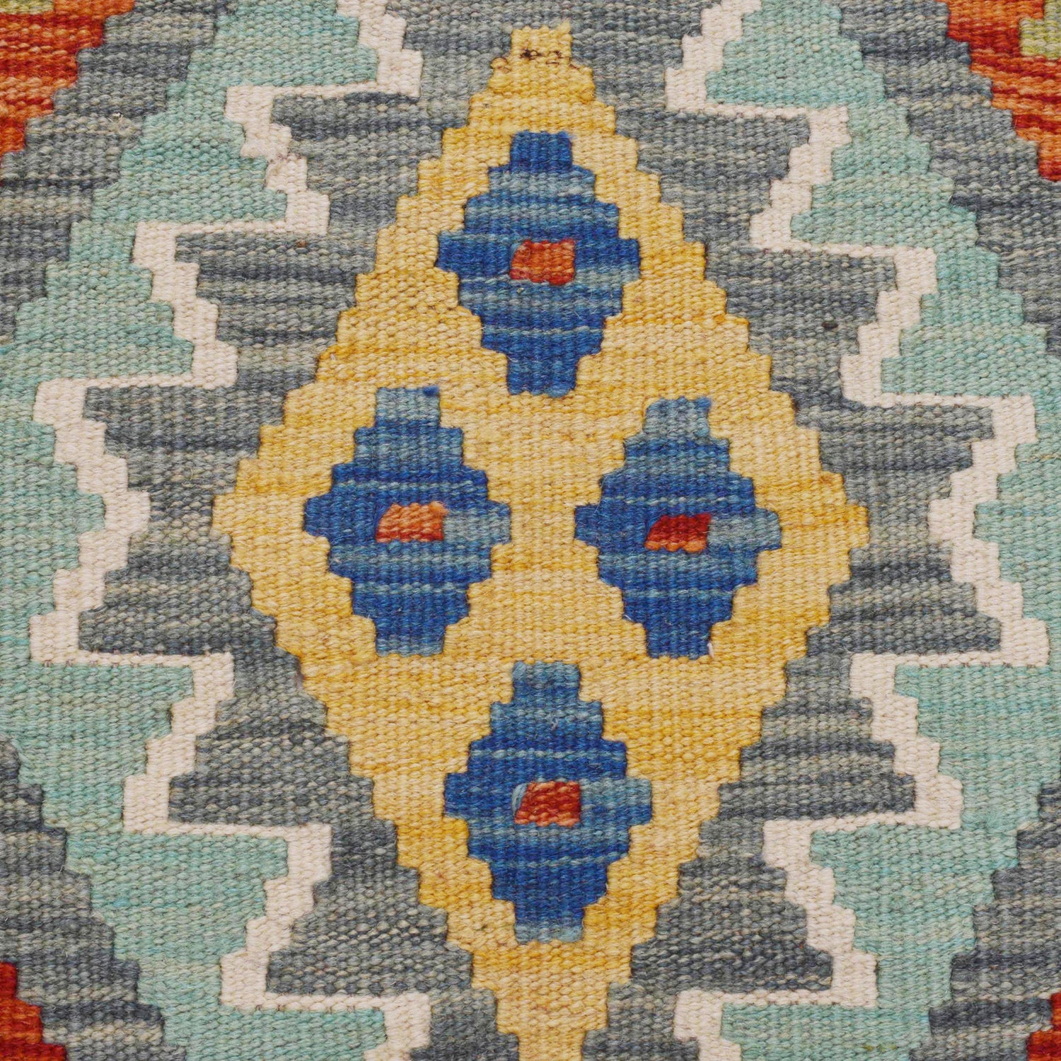 Vegetable Kilim Runner 2' 7" x 6' 6" (ft)- No. P36177