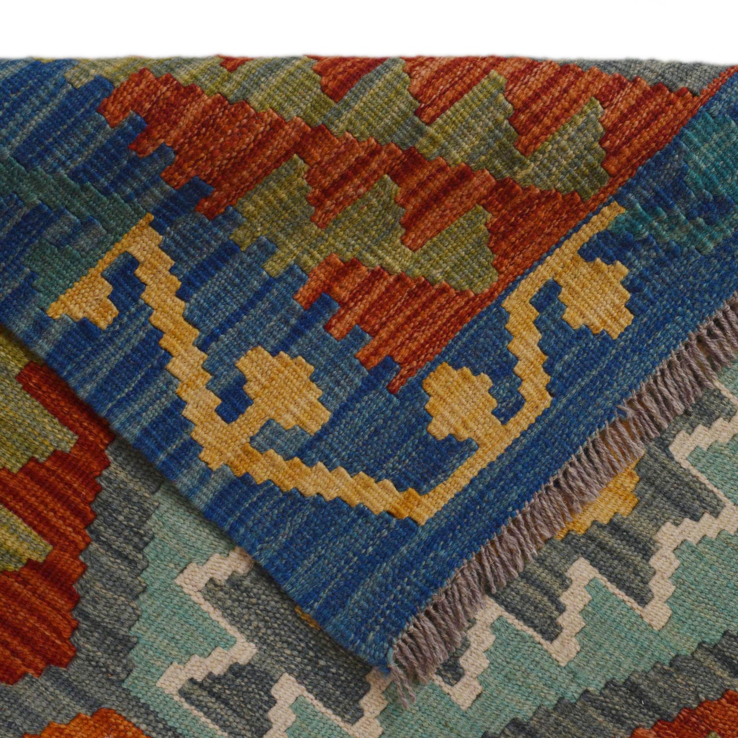 Vegetable Kilim Runner 2' 7" x 6' 6" (ft)- No. P36177
