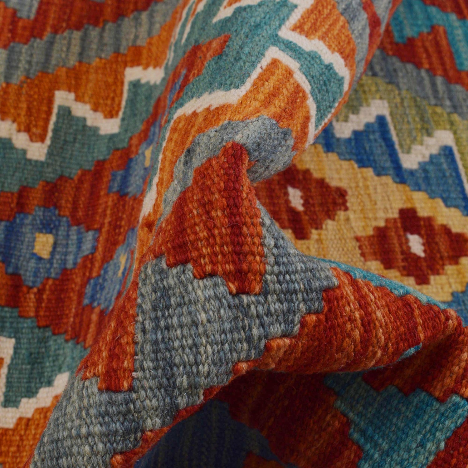 Vegetable Kilim Runner 2' 7" x 6' 6" (ft)- No. P36177