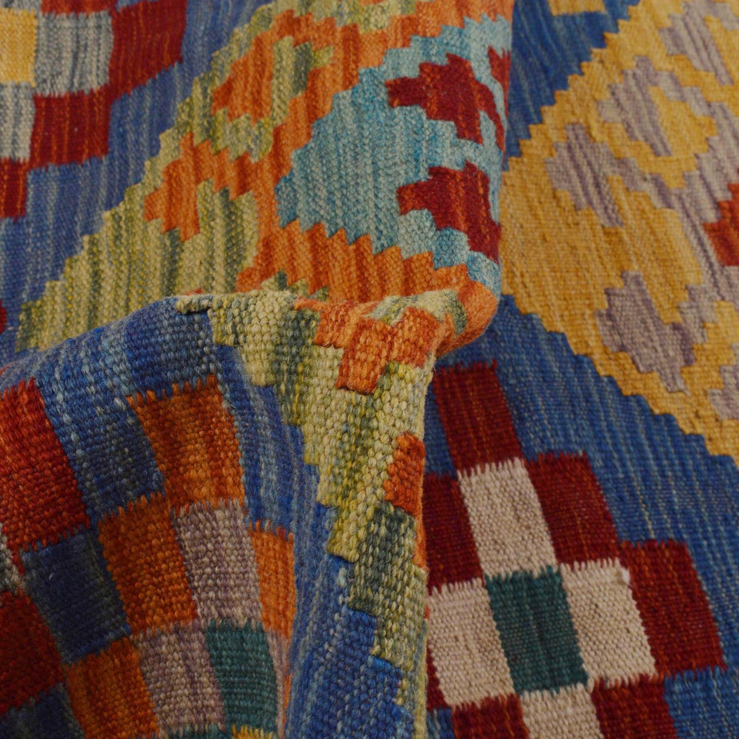 Vegetable Kelim Runner 2' 7" x 6' 5" (ft)- No. P36178