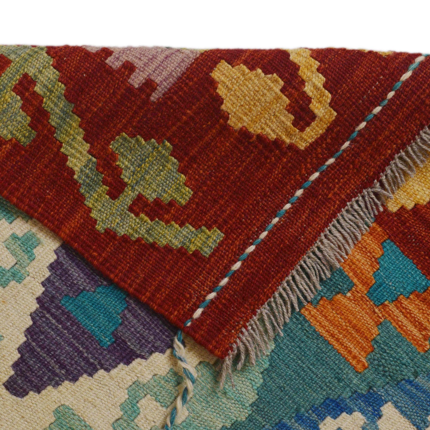 Vegetable Kilim Runner 2' 9" x 6' 7" (ft)- No. P36179