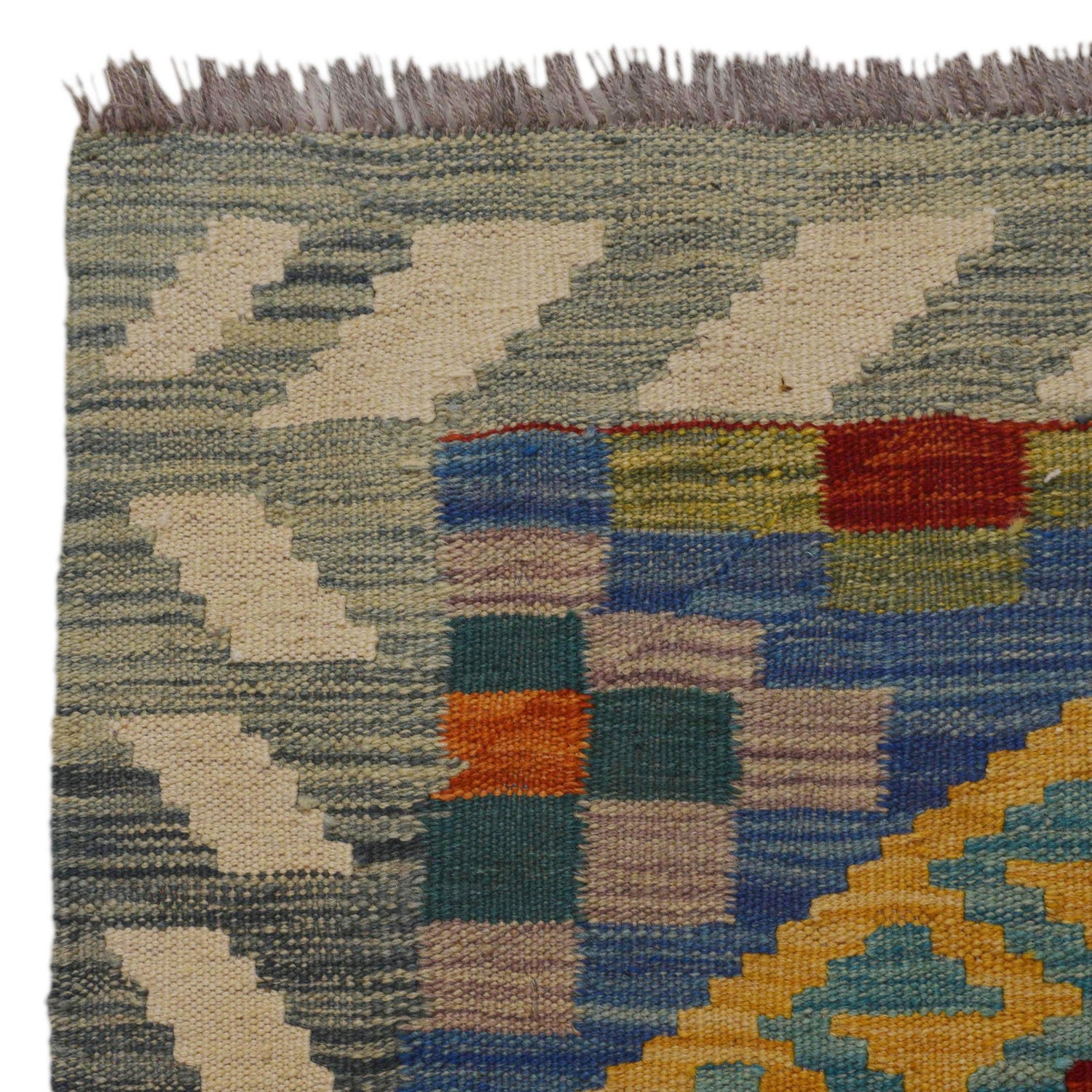 Vegetable Kelim Runner 2' 8" x 6' 5" (ft)- No. P36180