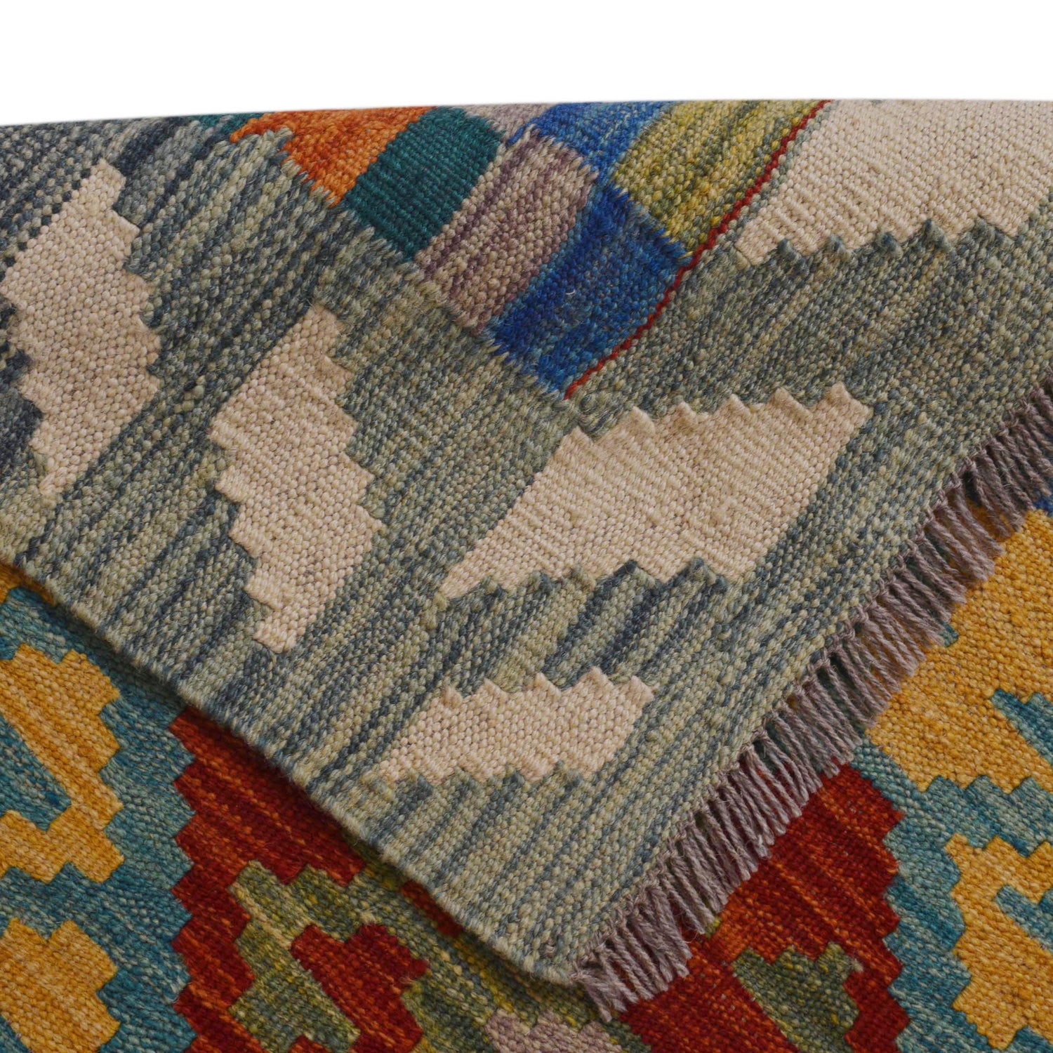 Vegetable Kelim Runner 2' 8" x 6' 5" (ft)- No. P36180