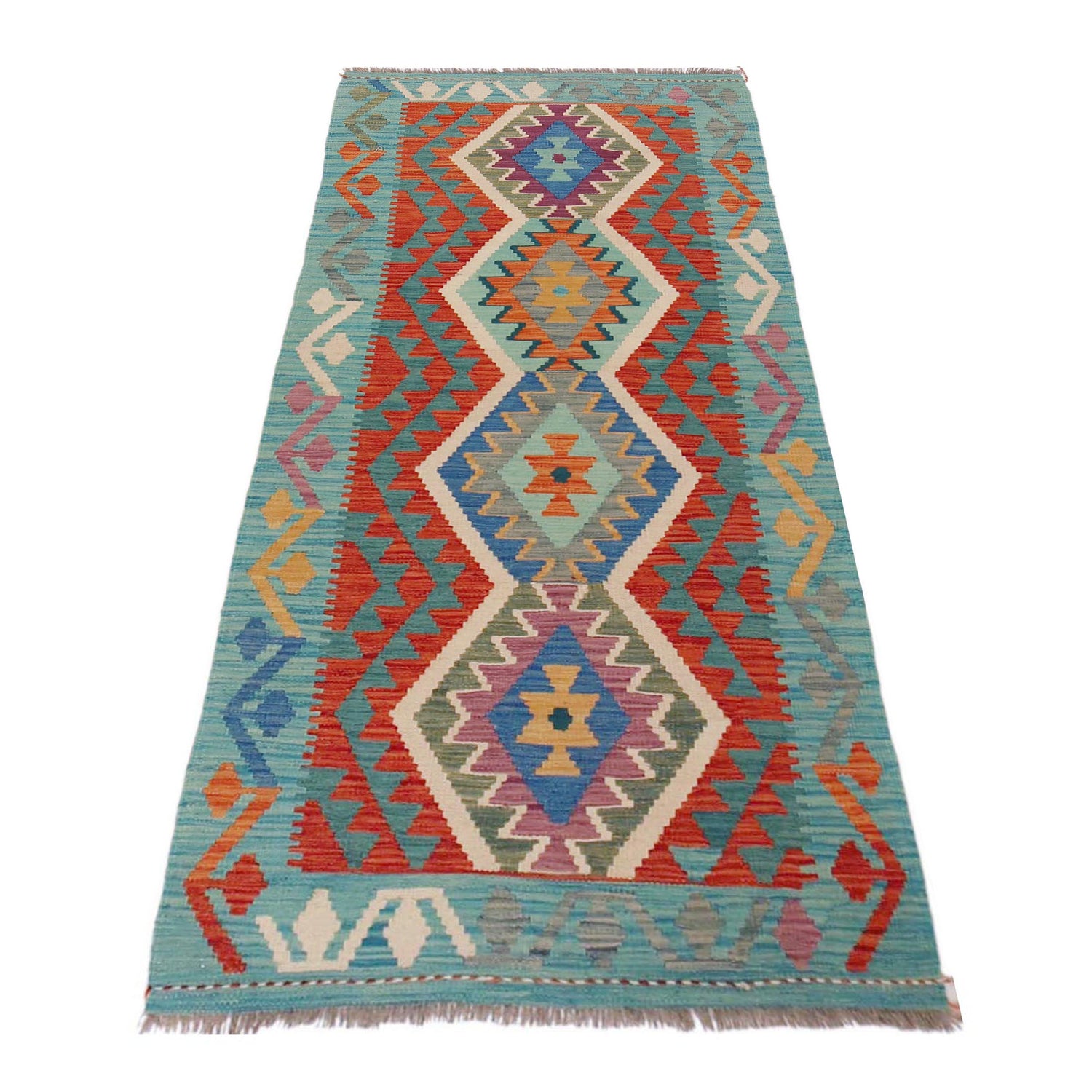 Vegetable Kilim Runner 2' 8" x 6' 9" (ft)- No. P36181