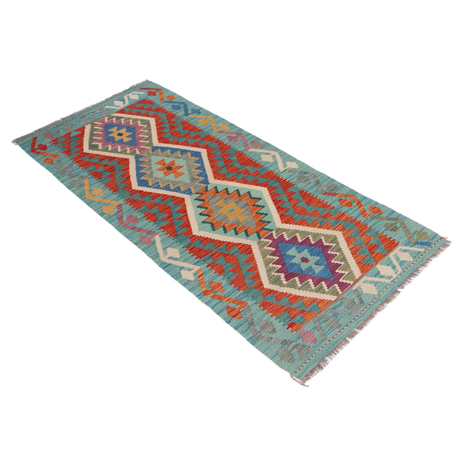 Vegetable Kilim Runner 2' 8" x 6' 9" (ft)- No. P36181