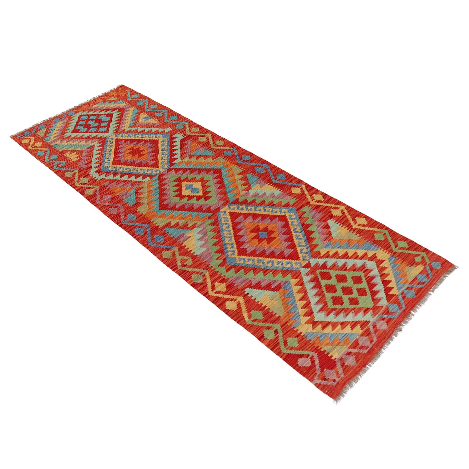 Vegetable Kilim Runner 2' 9" x 8' 5" (ft) - No. P36183