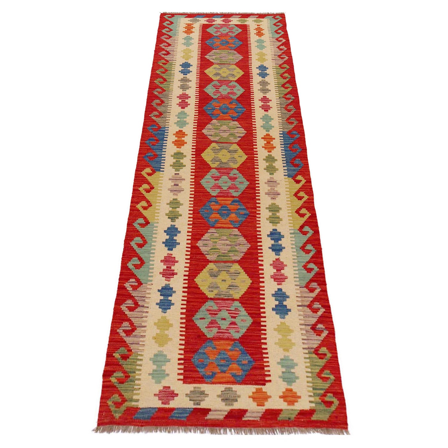 Vegetable Kilim Runner 2' 7" x 9' 8" (ft) - No. P36184
