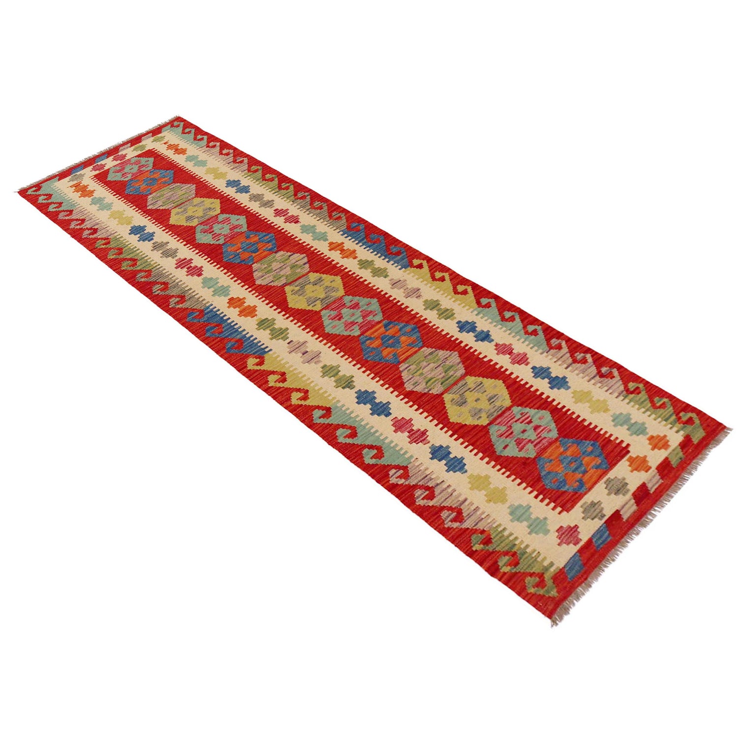 Vegetable Kilim Runner 2' 7" x 9' 8" (ft) - No. P36184