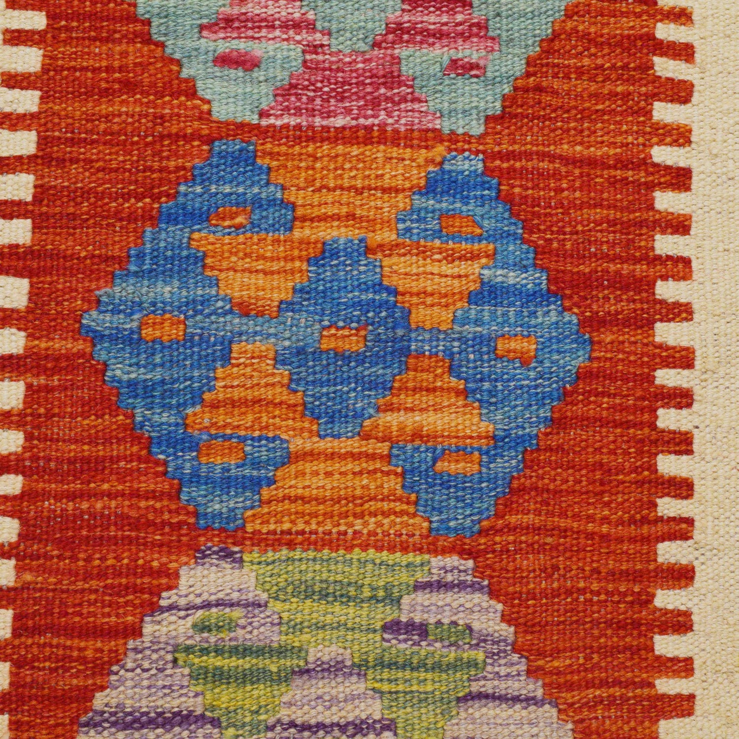 Vegetable Kilim Runner 2' 7" x 9' 8" (ft) - No. P36184