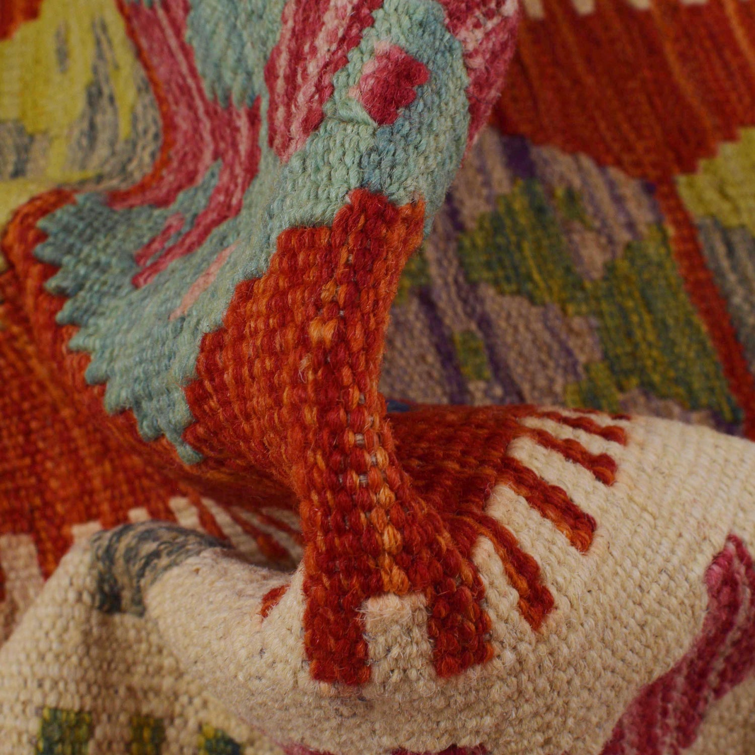 Vegetable Kilim Runner 2' 7" x 9' 8" (ft) - No. P36184