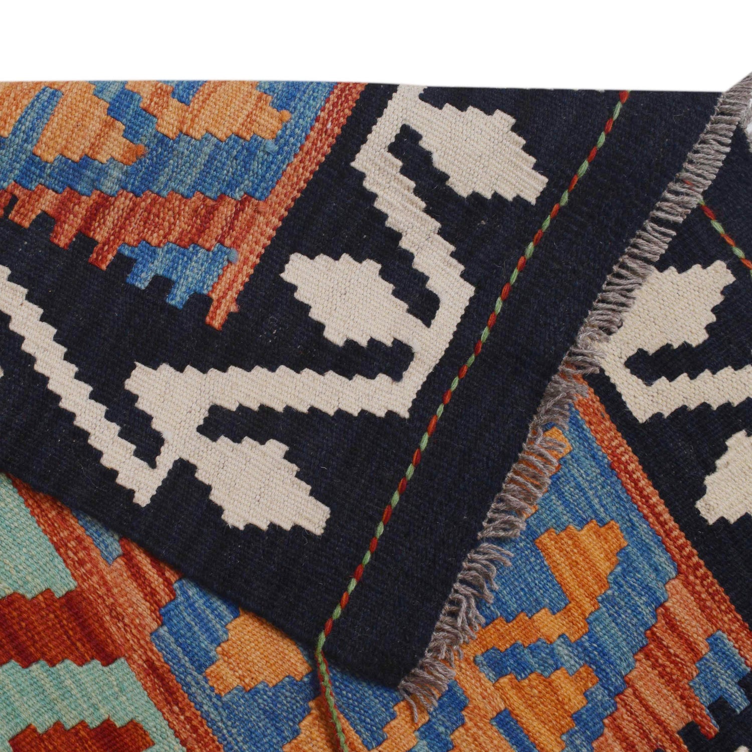 Vegetable Kelim Runner 2' 8" x 9' 11" (ft) - No. P36185