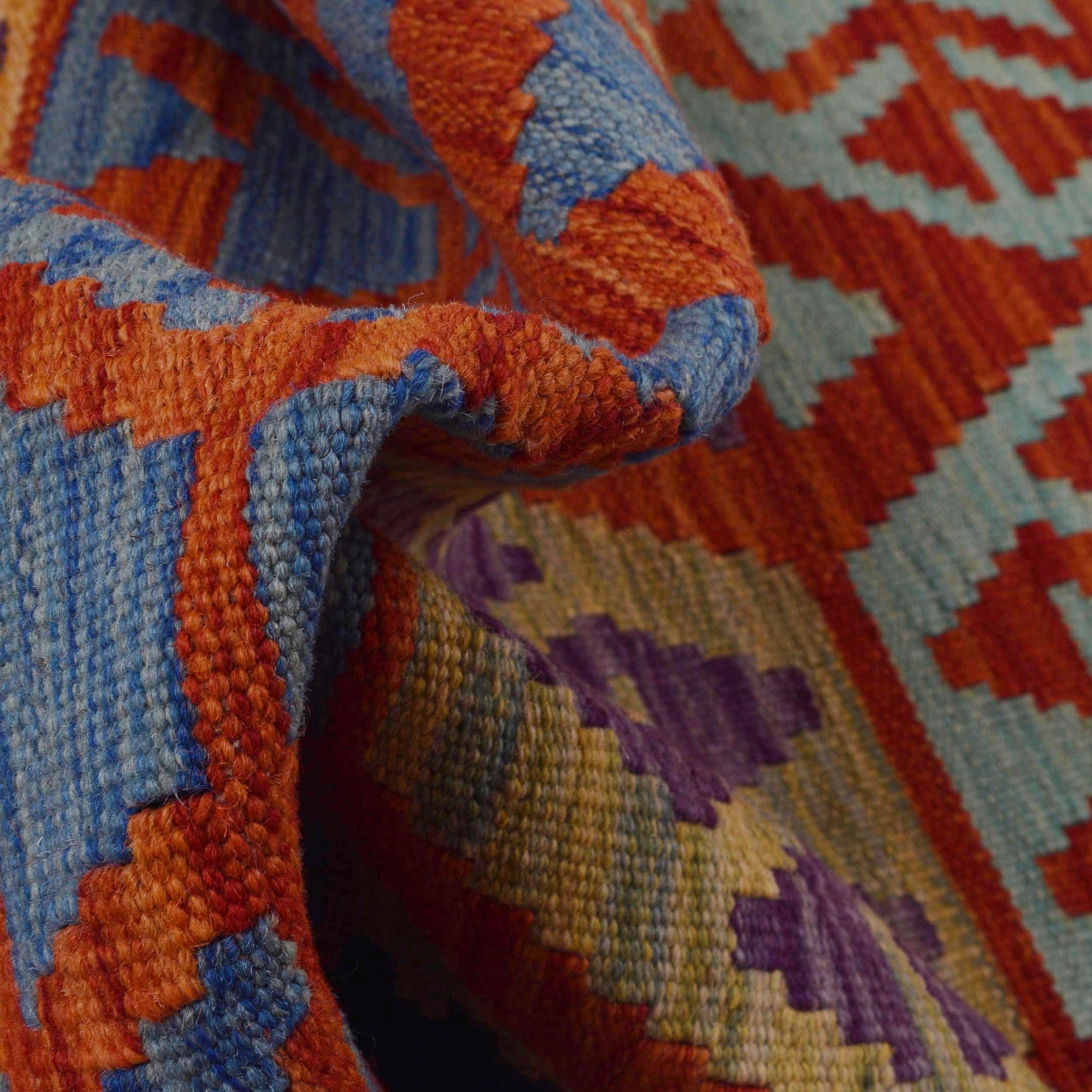 Vegetable Kelim Runner 2' 8" x 9' 11" (ft) - No. P36185