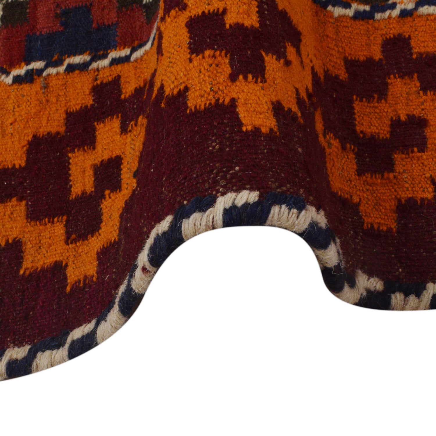 Handmade Vintage Kelim 5' 9" x 9' 8" (ft) - No. P36186