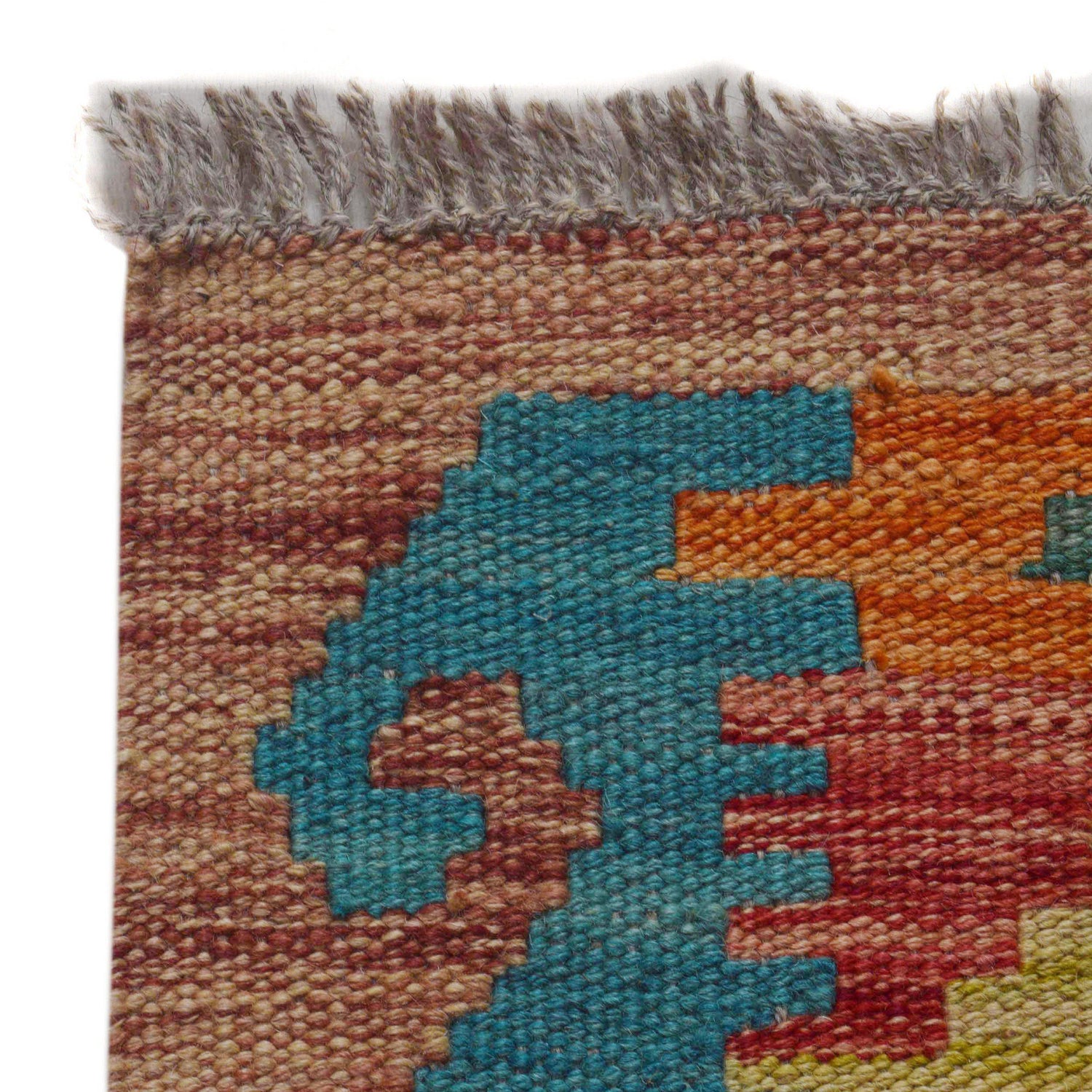 Vegetable Kelim Runner 2' 1" x 6' 6" (ft)- No. P36193