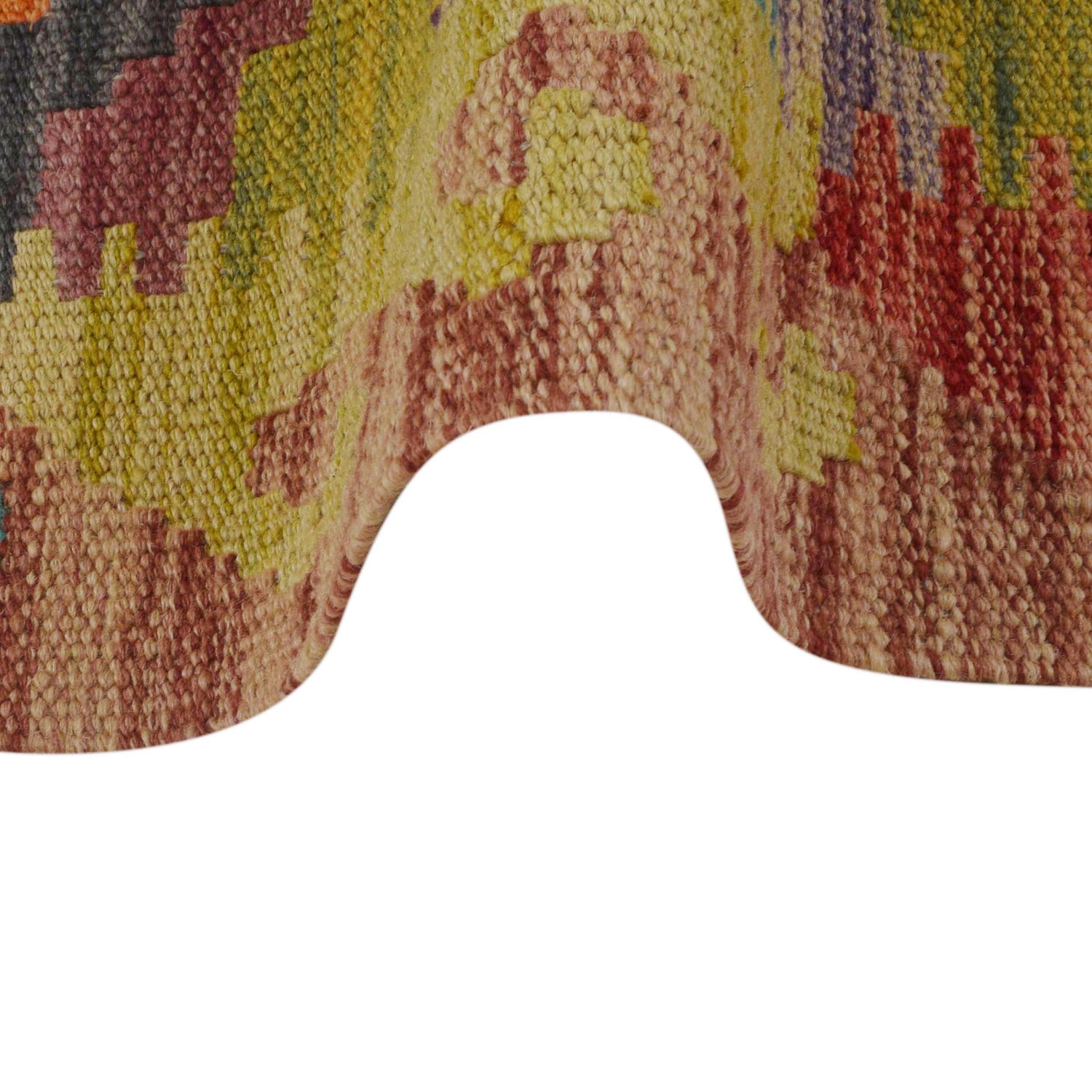 Vegetable Kelim Runner 2' 1" x 6' 6" (ft)- No. P36193