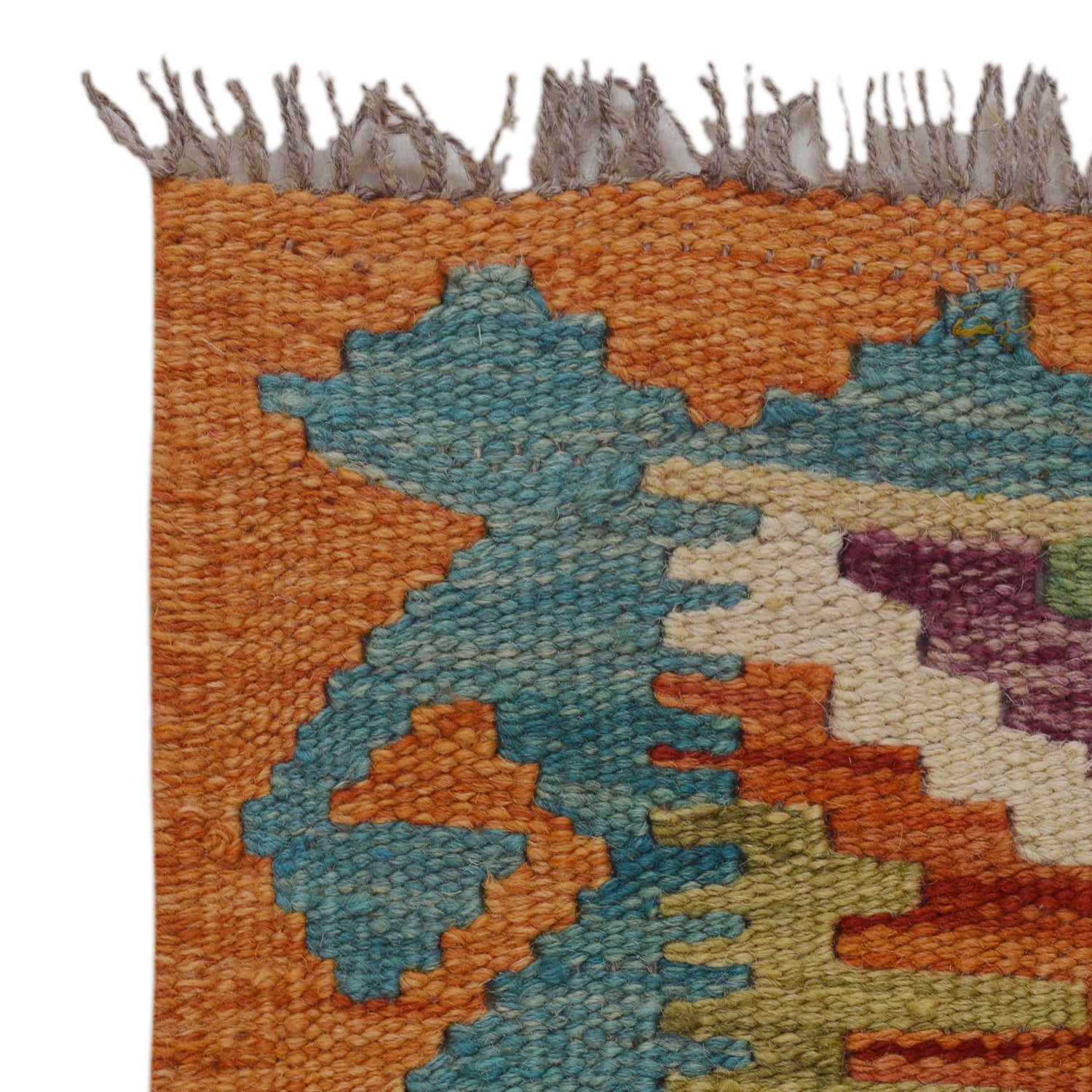 Vegetable Kilim Runner 2' 1" x 6' 1" (ft)- No. P36194