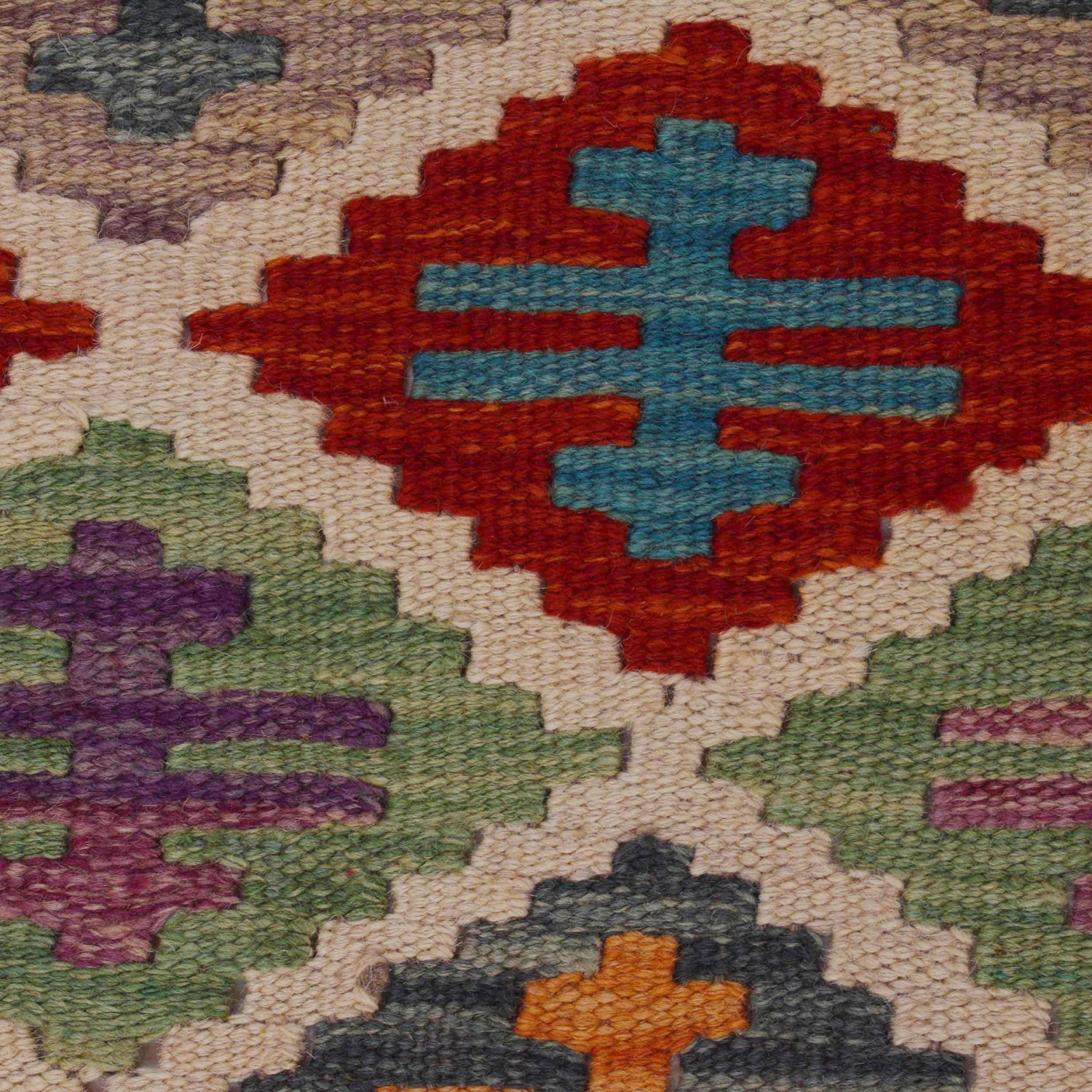 Vegetable Kilim Runner 2' 1" x 6' 1" (ft)- No. P36194