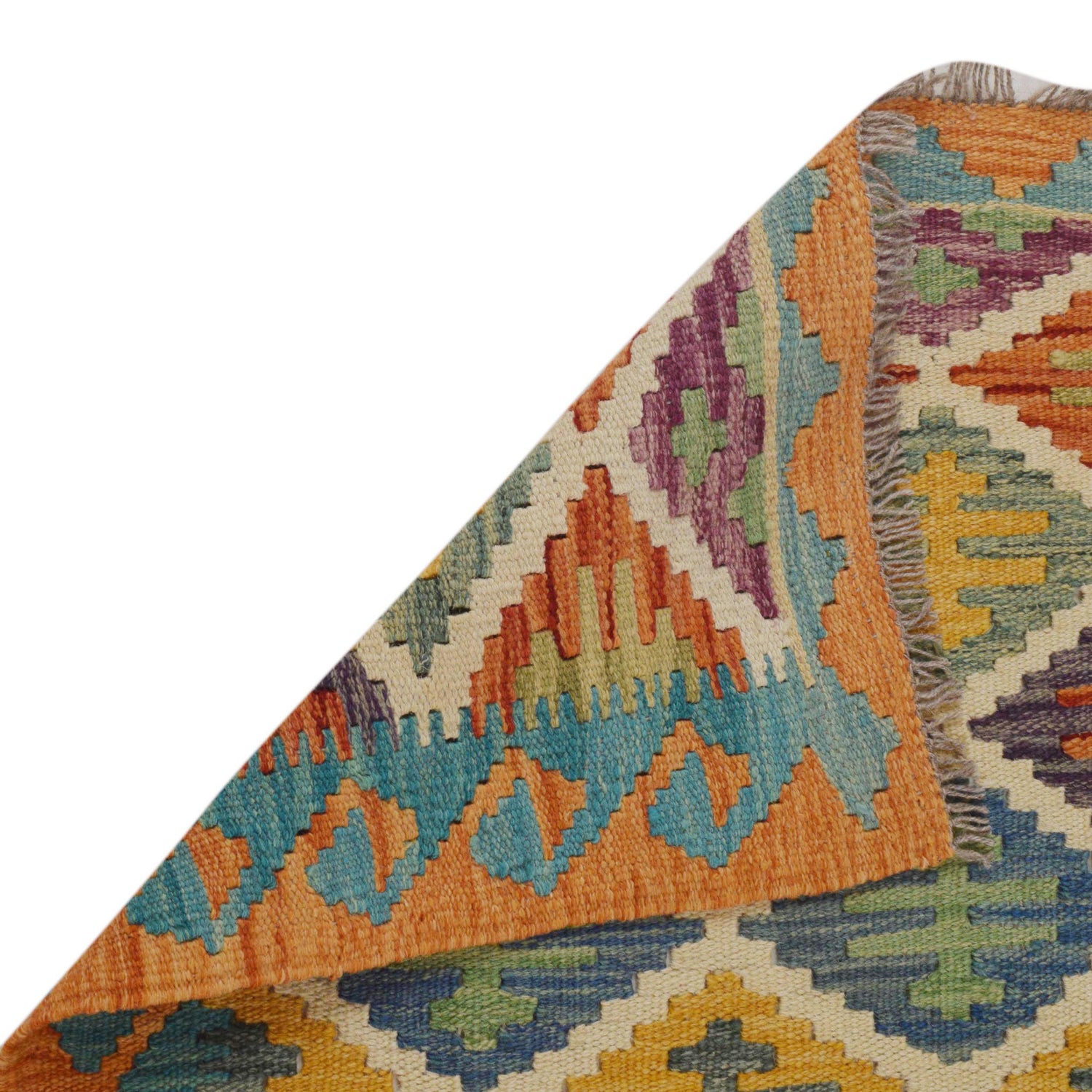 Vegetable Kilim Runner 2' 1" x 6' 1" (ft)- No. P36194