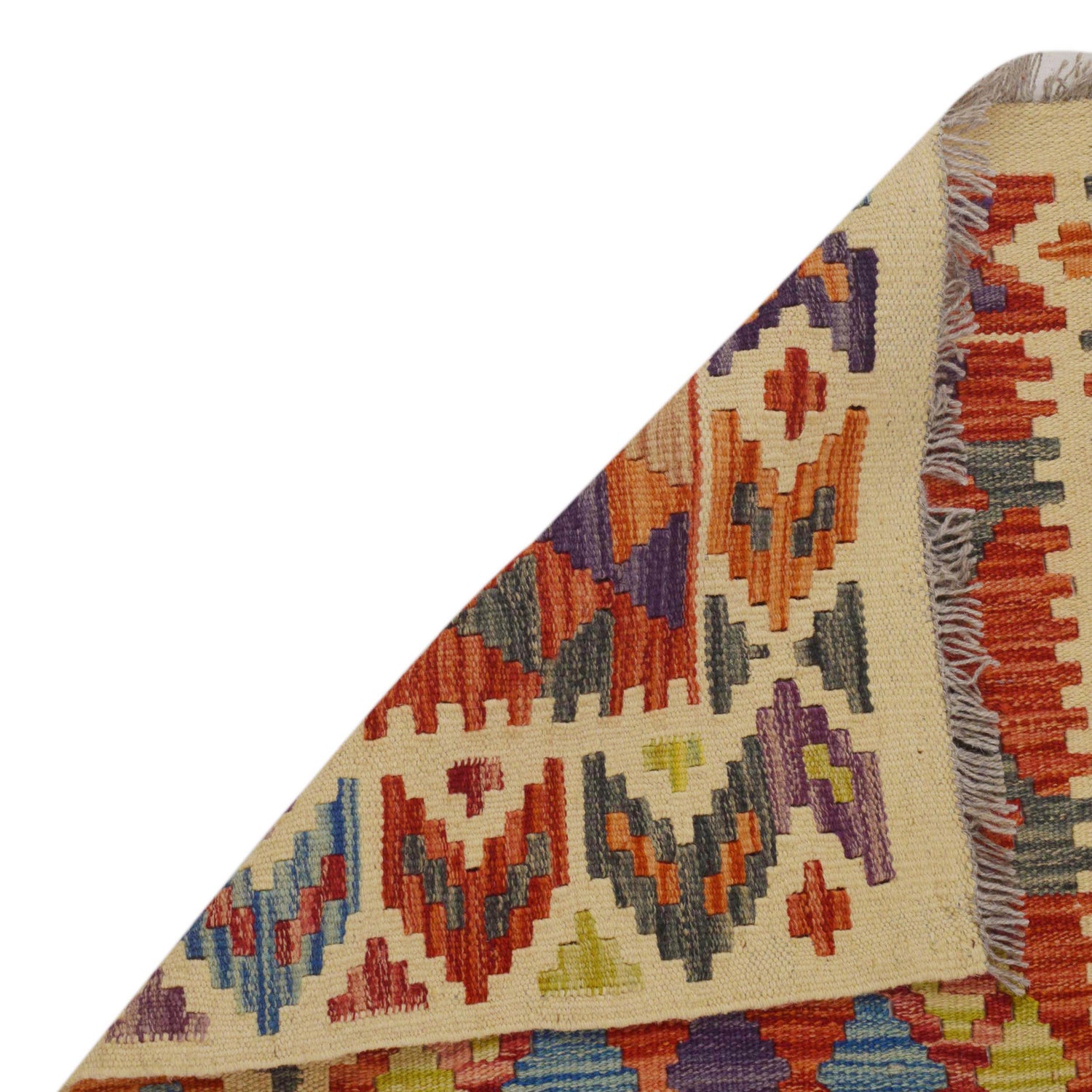 Vegetable Kelim Runner 2' 1" x 6' 4" (ft)- No. P36195