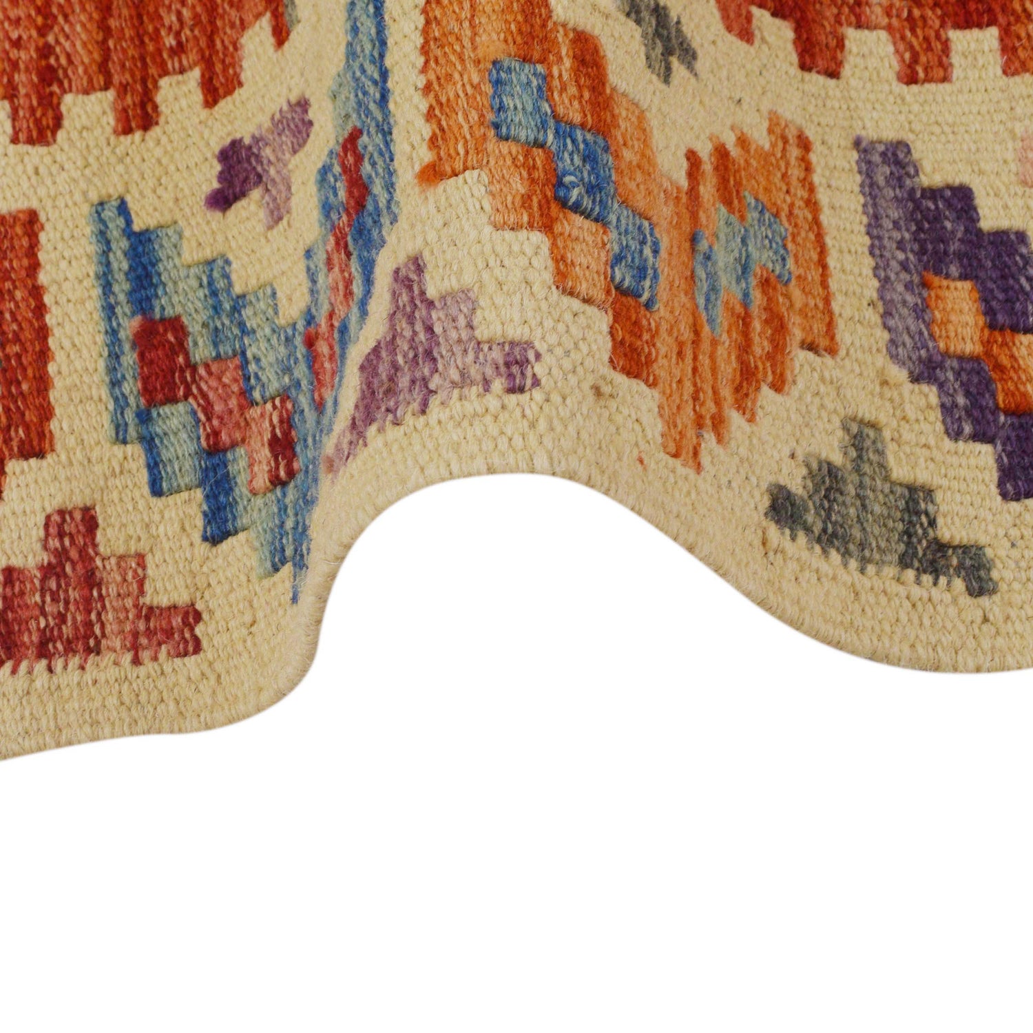 Vegetable Kelim Runner 2' 1" x 6' 4" (ft)- No. P36195