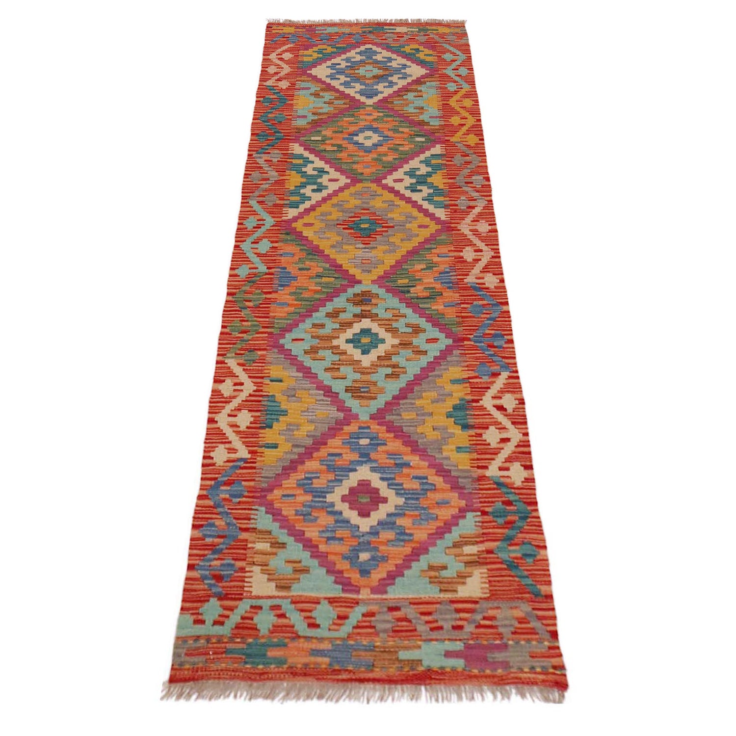 Vegetable Kilim Runner 1' 10" x 6' 7" (ft)- No. P36196