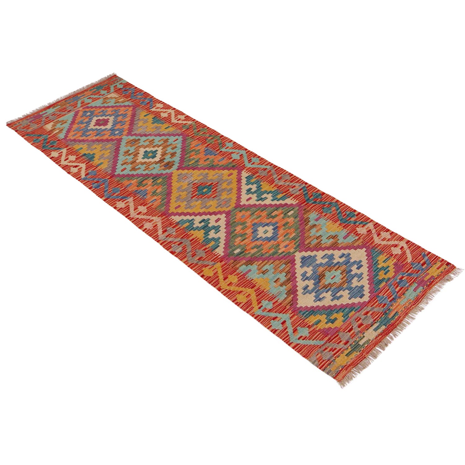 Vegetable Kilim Runner 1' 10" x 6' 7" (ft)- No. P36196