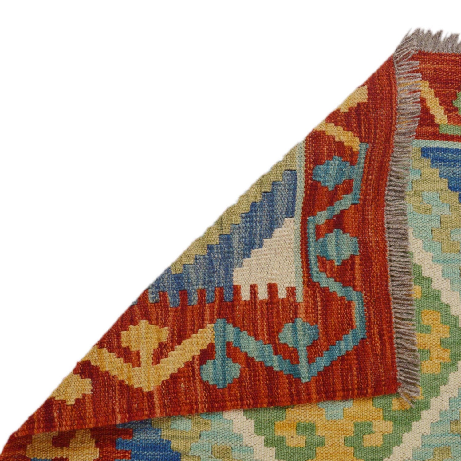 Vegetable Kelim Runner 2' 0" x 6' 4" (ft)- No. P36197