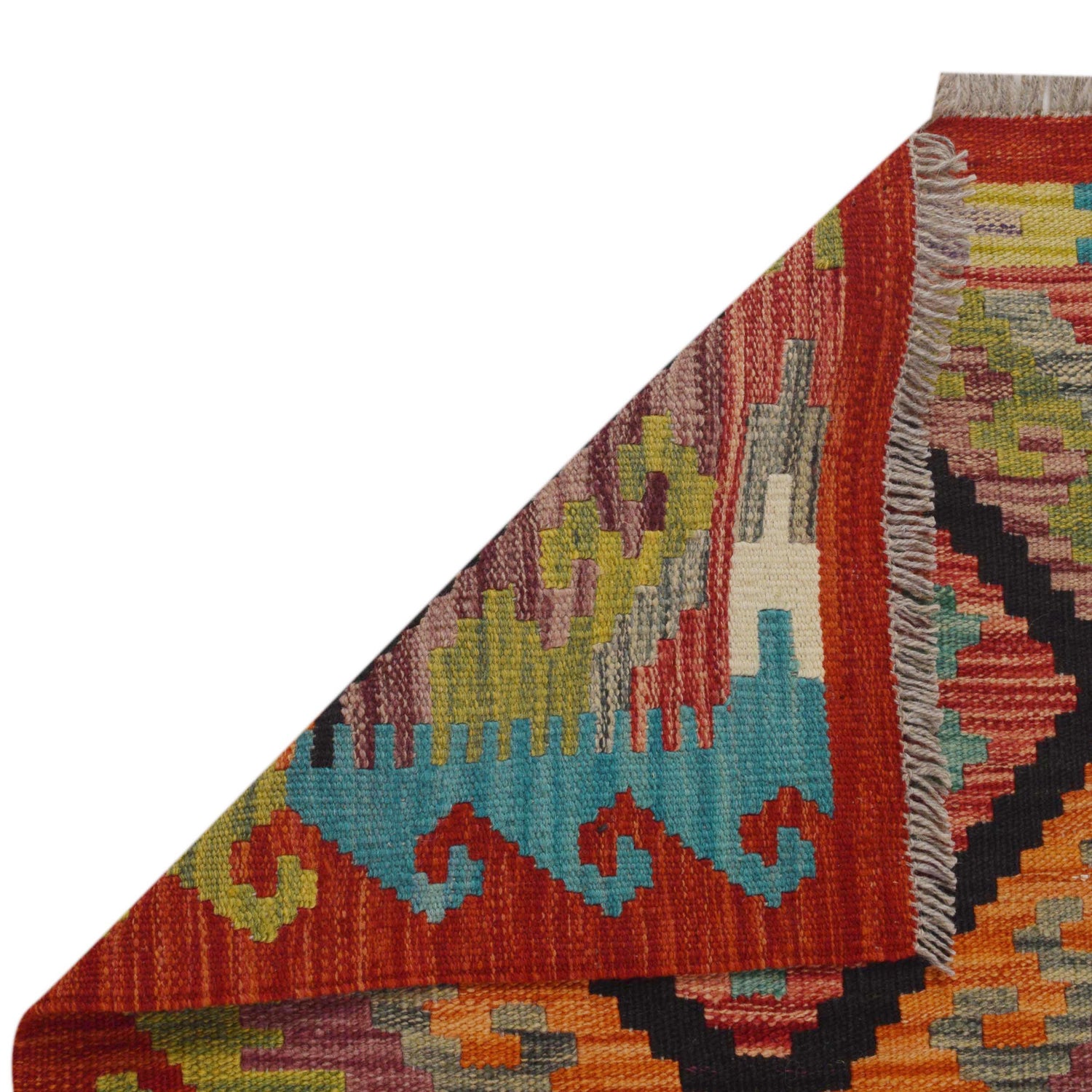 Vegetable Kilim Runner 2' 1" x 6' 5" (ft)- No. P36198