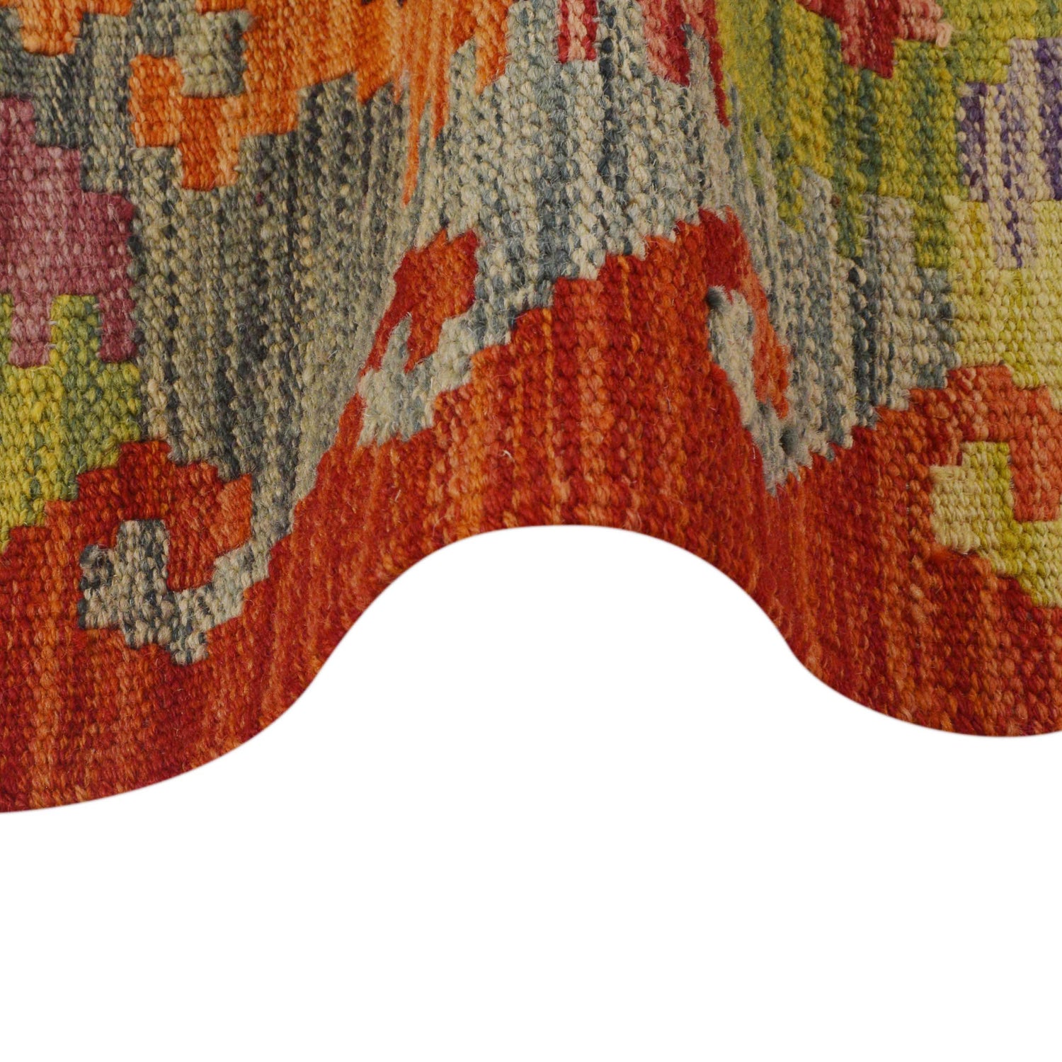 Vegetable Kilim Runner 2' 1" x 6' 5" (ft)- No. P36198