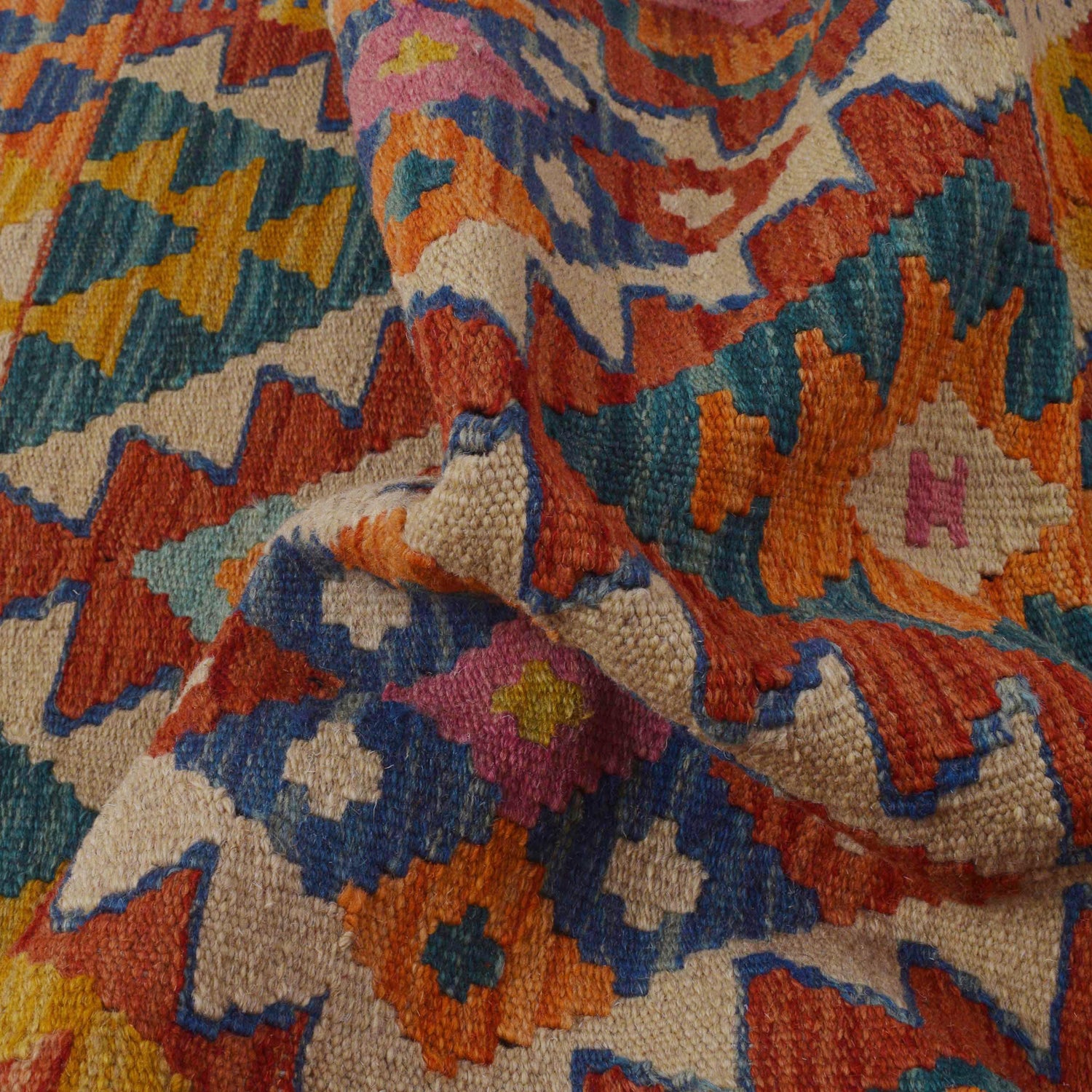 Vegetable Kelim Runner 2' 1" x 6' 8" (ft)- No. P36199