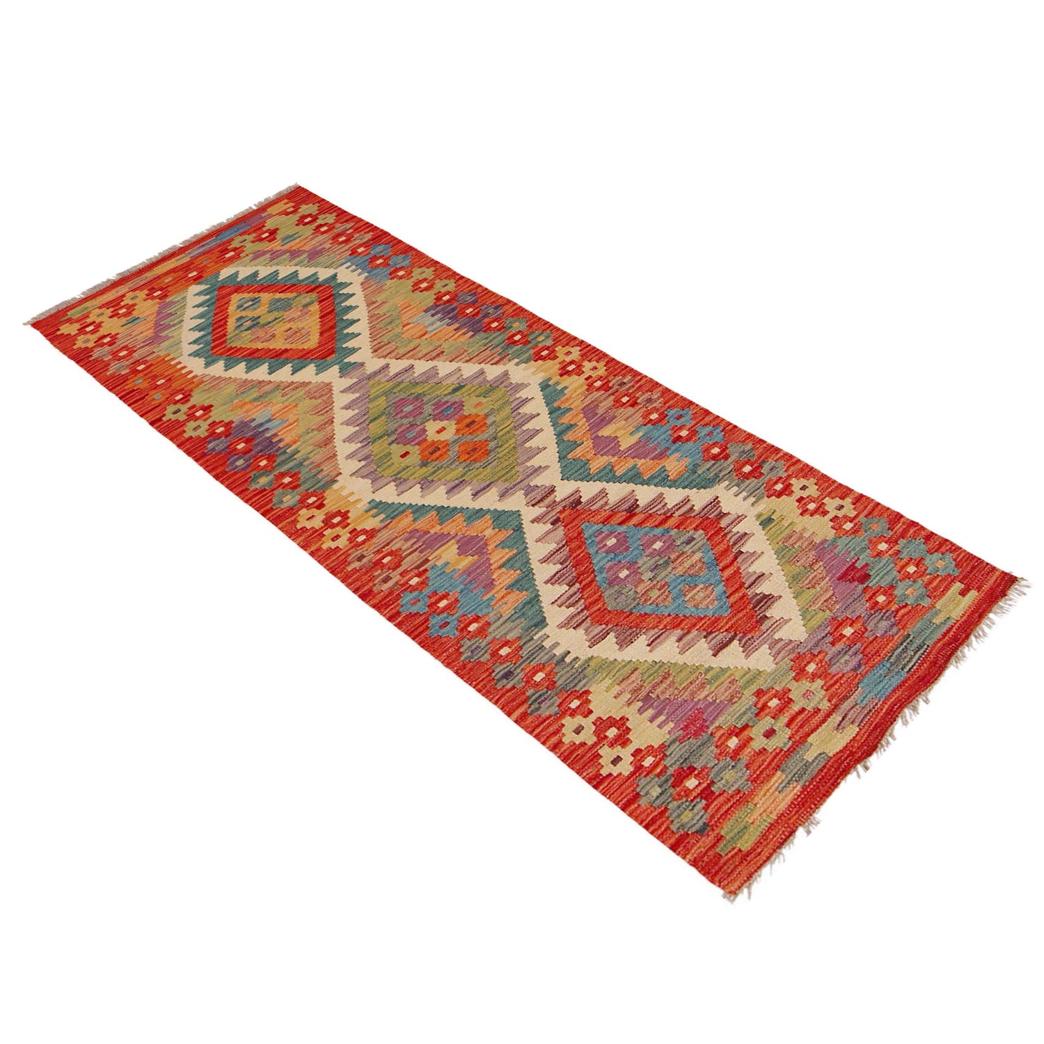 Vegetable Kilim Runner 2' 0" x 6' 7" (ft)- No. P36201
