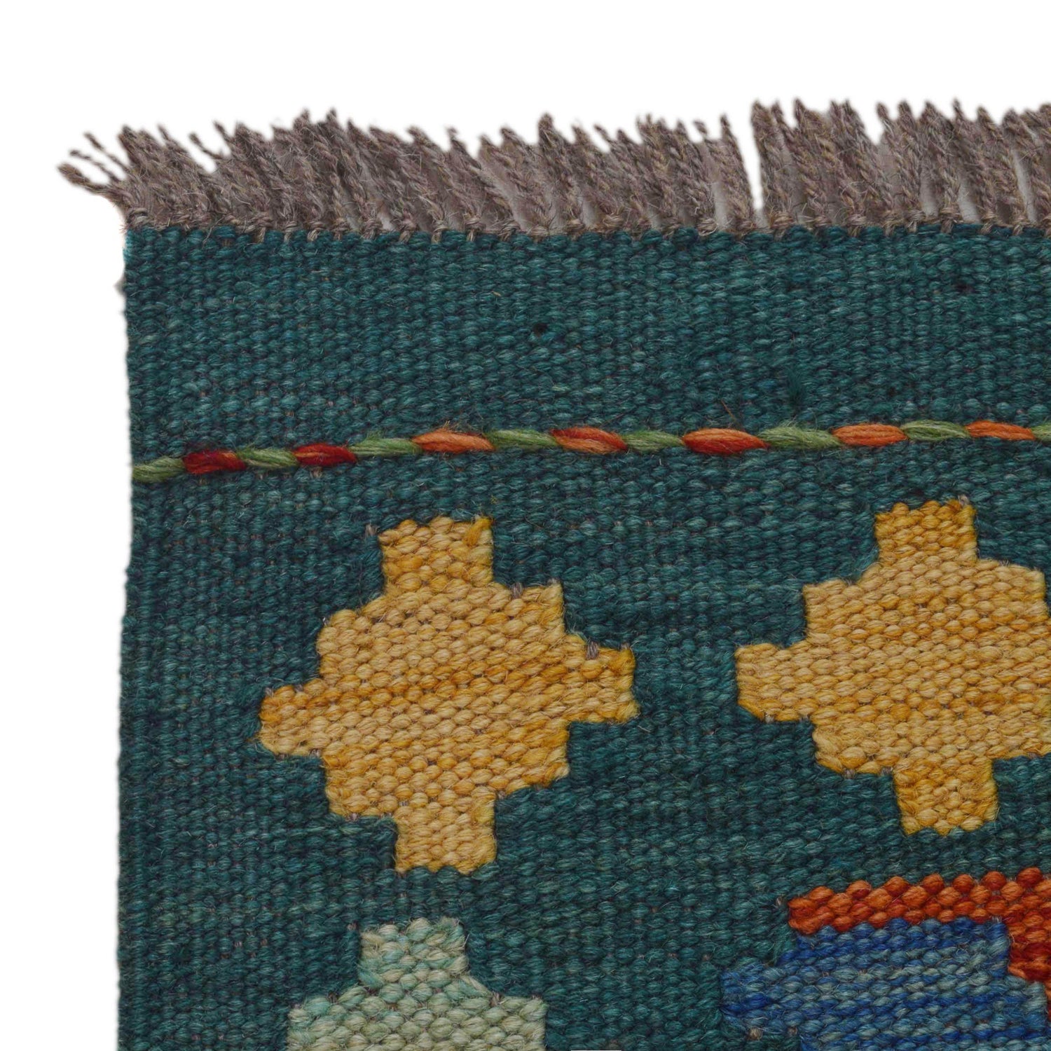 Vegetable Kelim Runner 2' 1" x 6' 6" (ft)- No. P36202