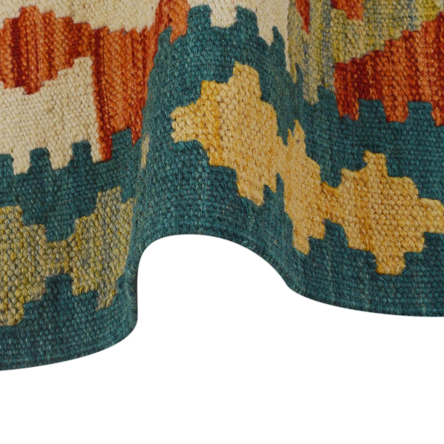 Vegetable Kelim Runner 2' 1" x 6' 6" (ft)- No. P36202