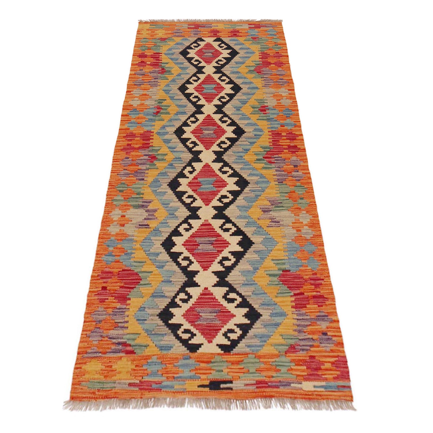 Vegetable Kilim Runner 2' 4" x 6' 5" (ft)- No. P36203