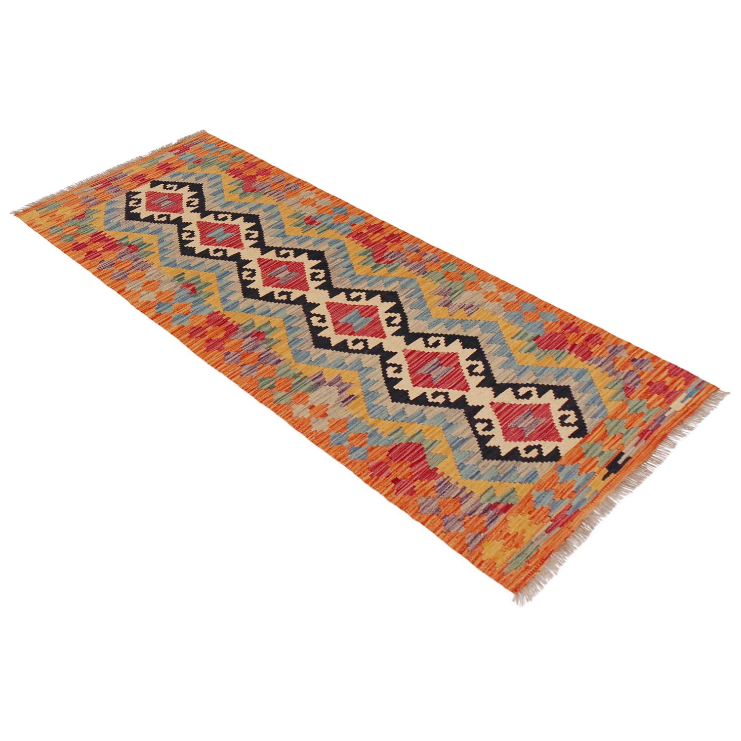 Vegetable Kilim Runner 2' 4" x 6' 5" (ft)- No. P36203