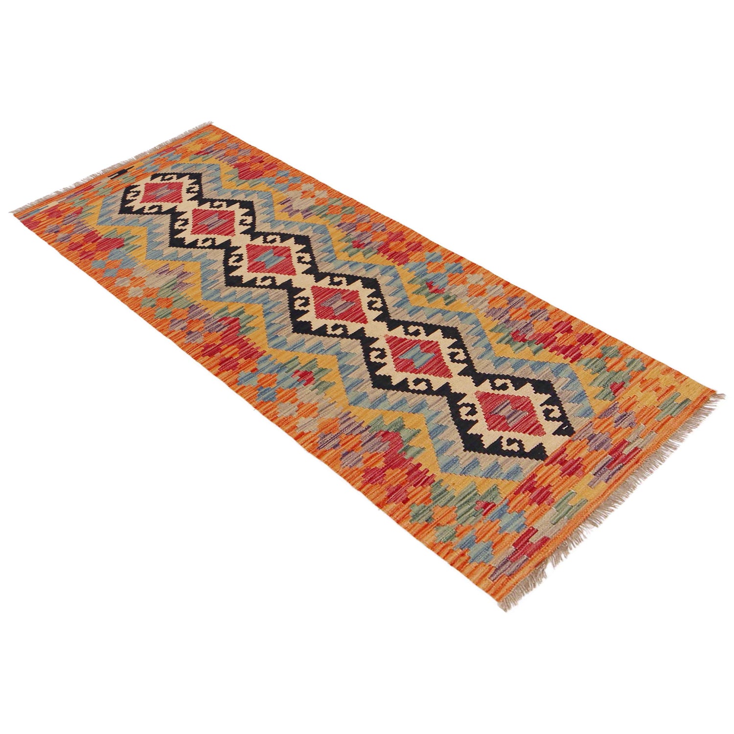 Vegetable Kilim Runner 2' 4" x 6' 5" (ft)- No. P36203
