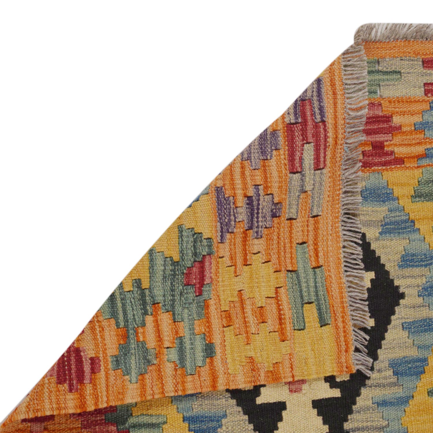 Vegetable Kilim Runner 2' 4" x 6' 5" (ft)- No. P36203