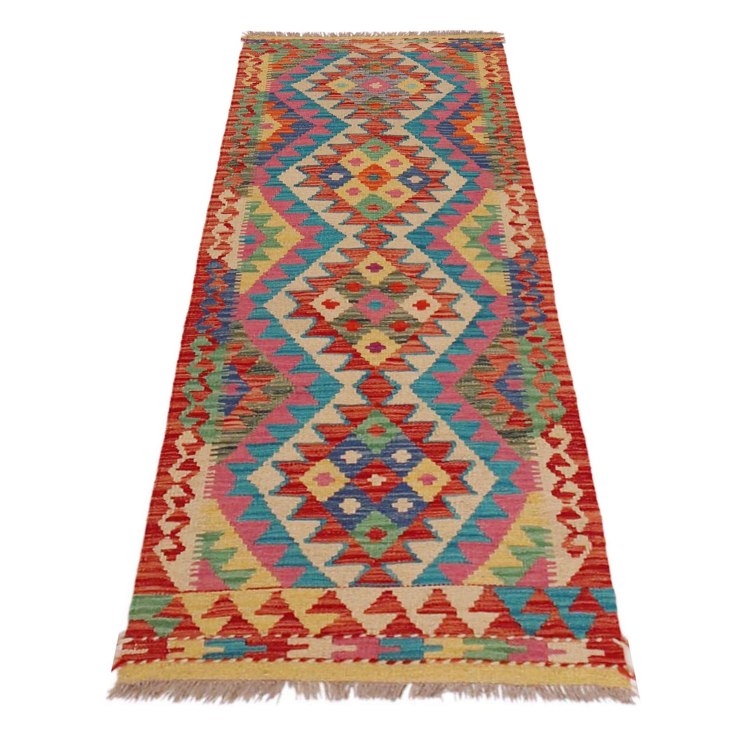 Vegetable Kelim Runner 1' 11" x 5' 2" (ft)- No. P36204