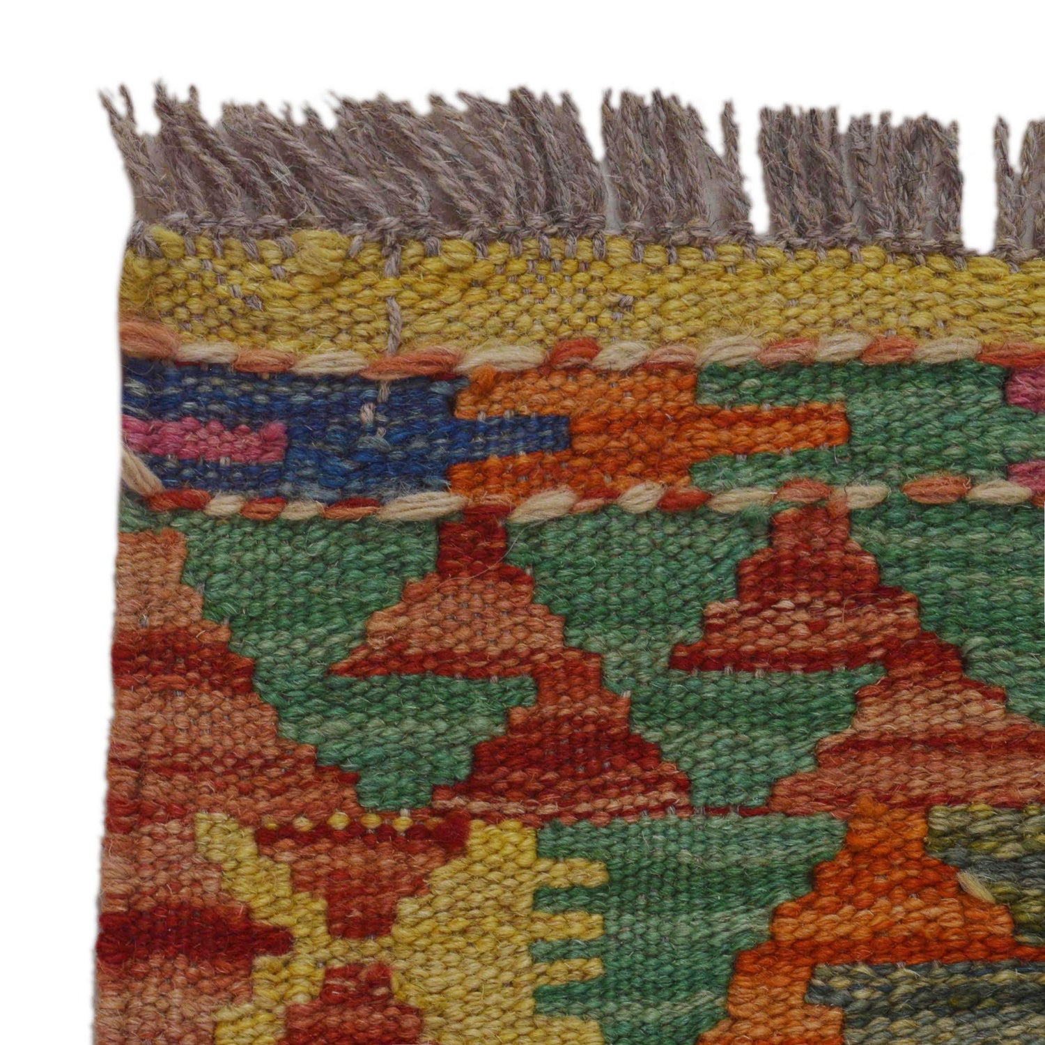 Vegetable Kelim Runner 1' 11" x 5' 2" (ft)- No. P36204