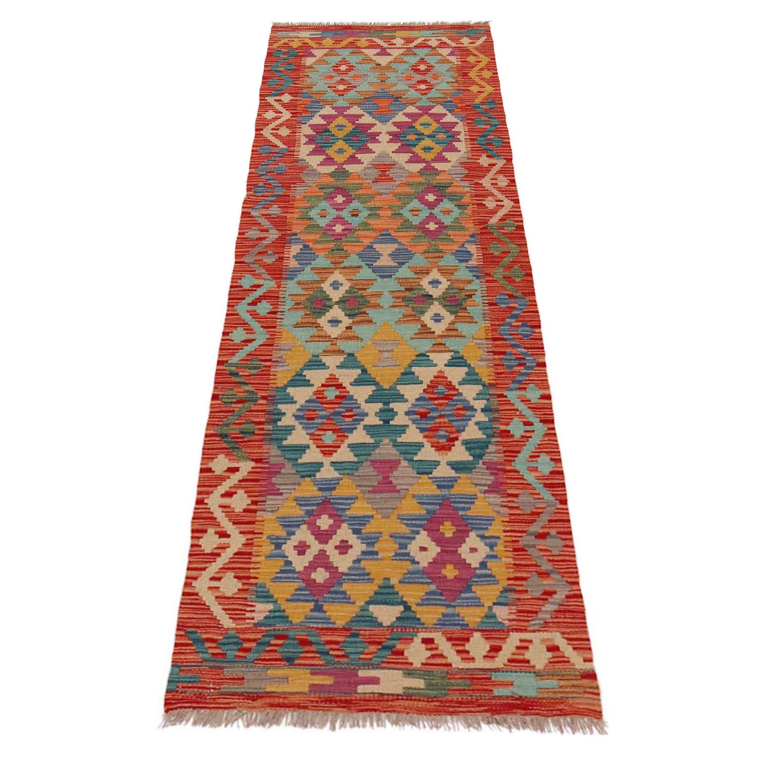 Vegetable Kelim Runner 1' 11" x 6' 7" (ft)- No. P36205