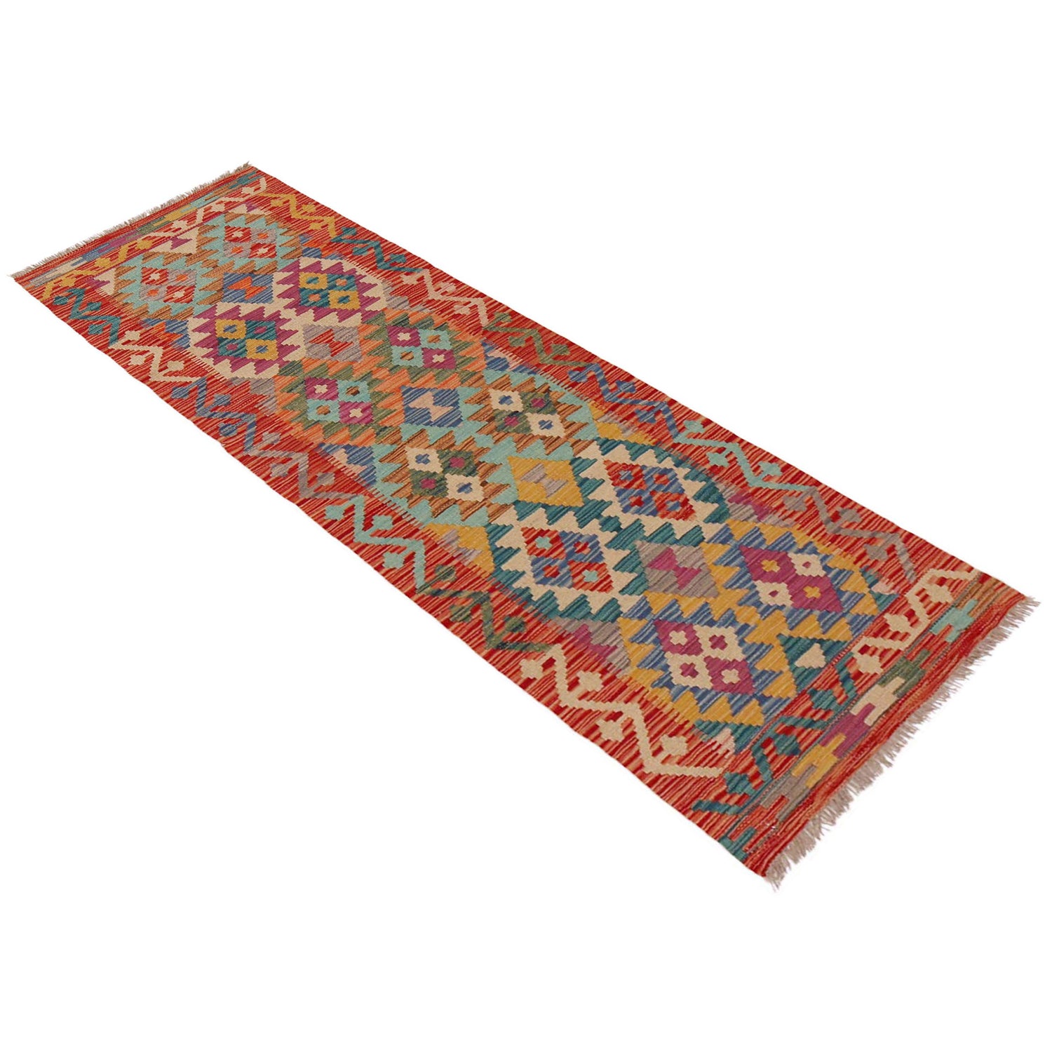 Vegetable Kelim Runner 1' 11" x 6' 7" (ft)- No. P36205