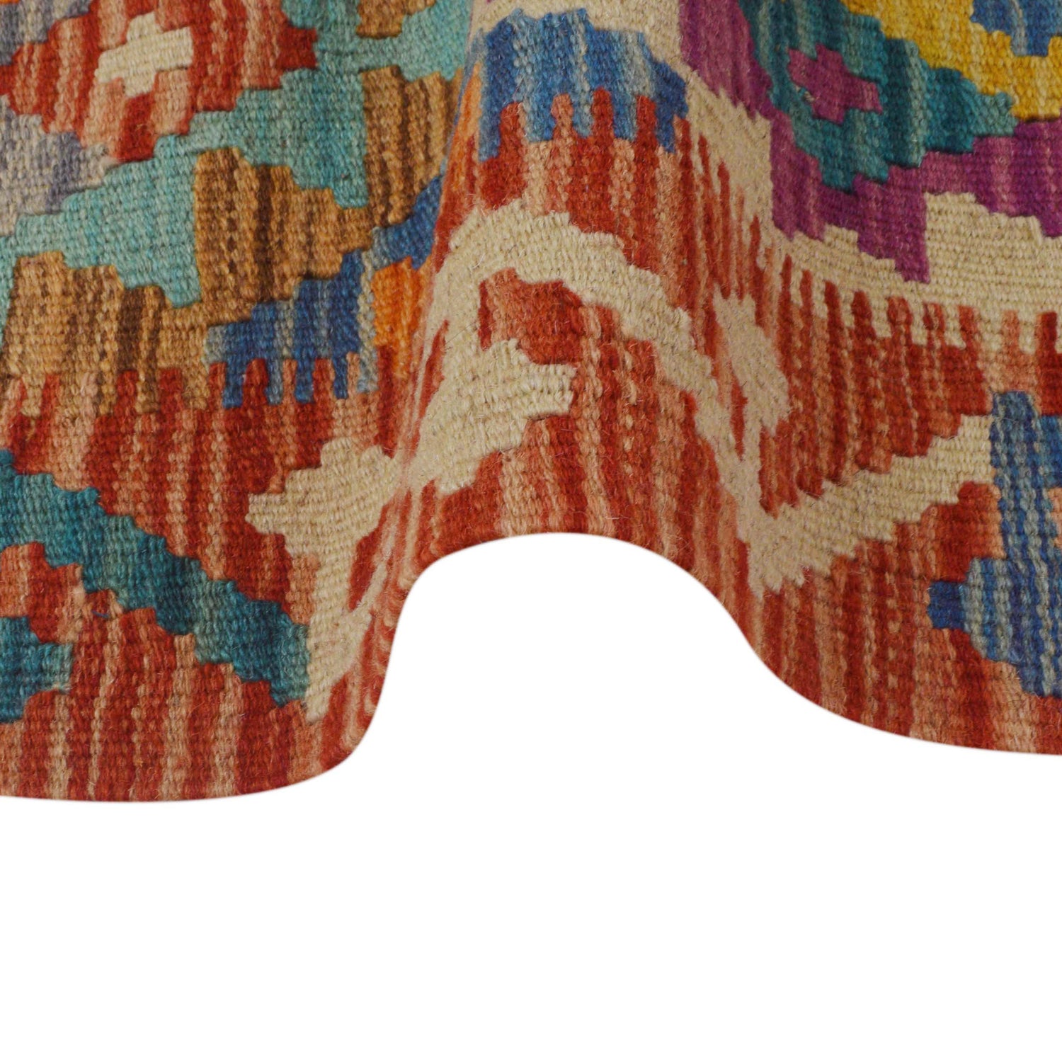 Vegetable Kelim Runner 1' 11" x 6' 7" (ft)- No. P36205